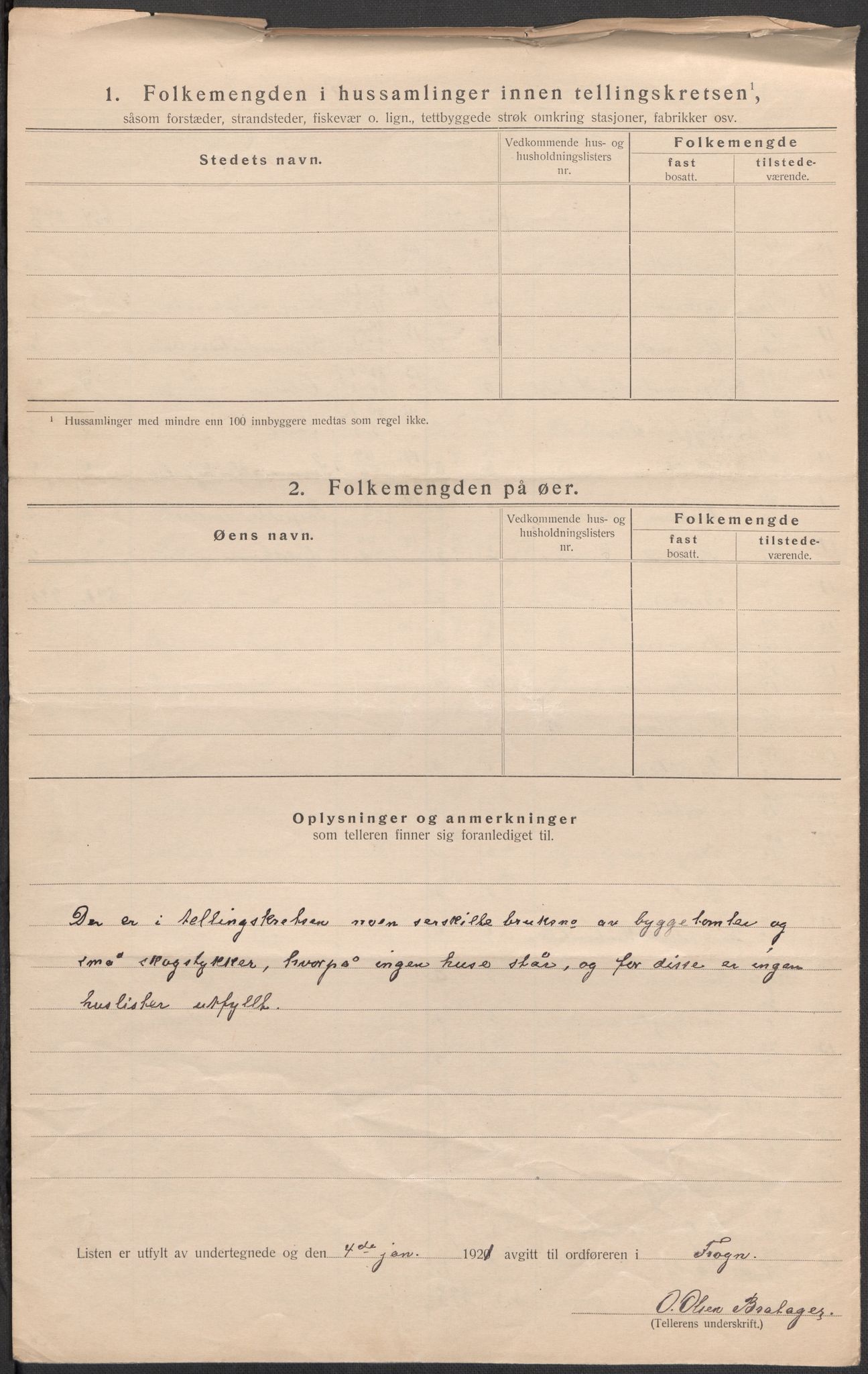 SAO, 1920 census for Frogn, 1920, p. 12