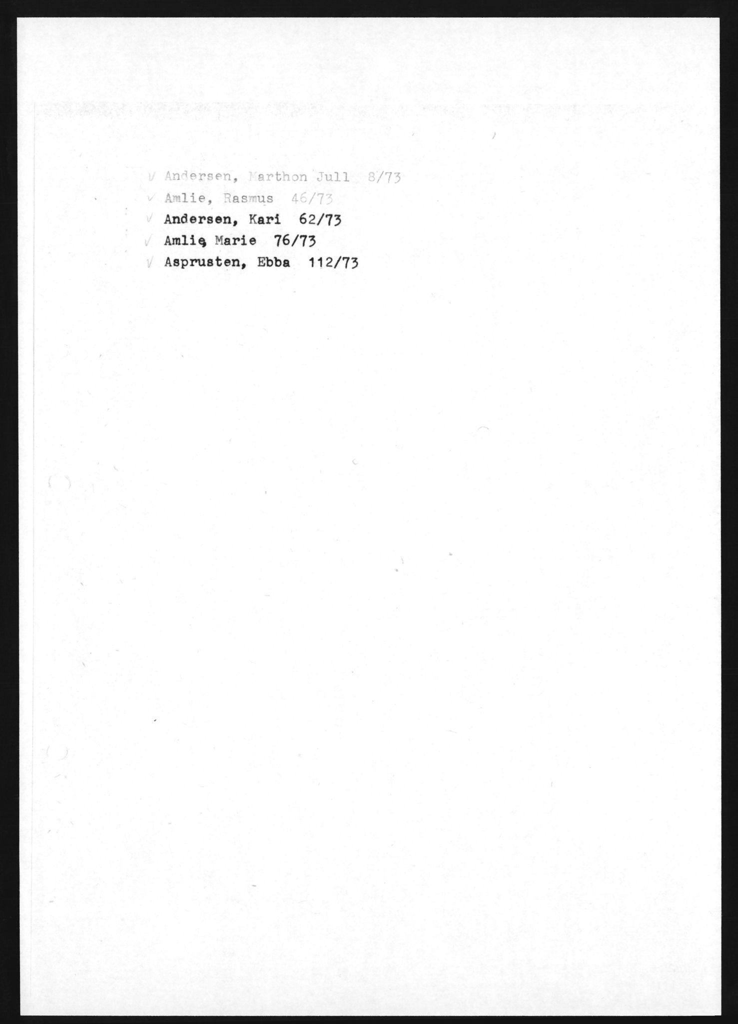 Vestre Toten lensmannskontor, AV/SAH-LOV-007/H/Ha/L0018: Dødsfallsprotokoll, 1973-1978, p. 2