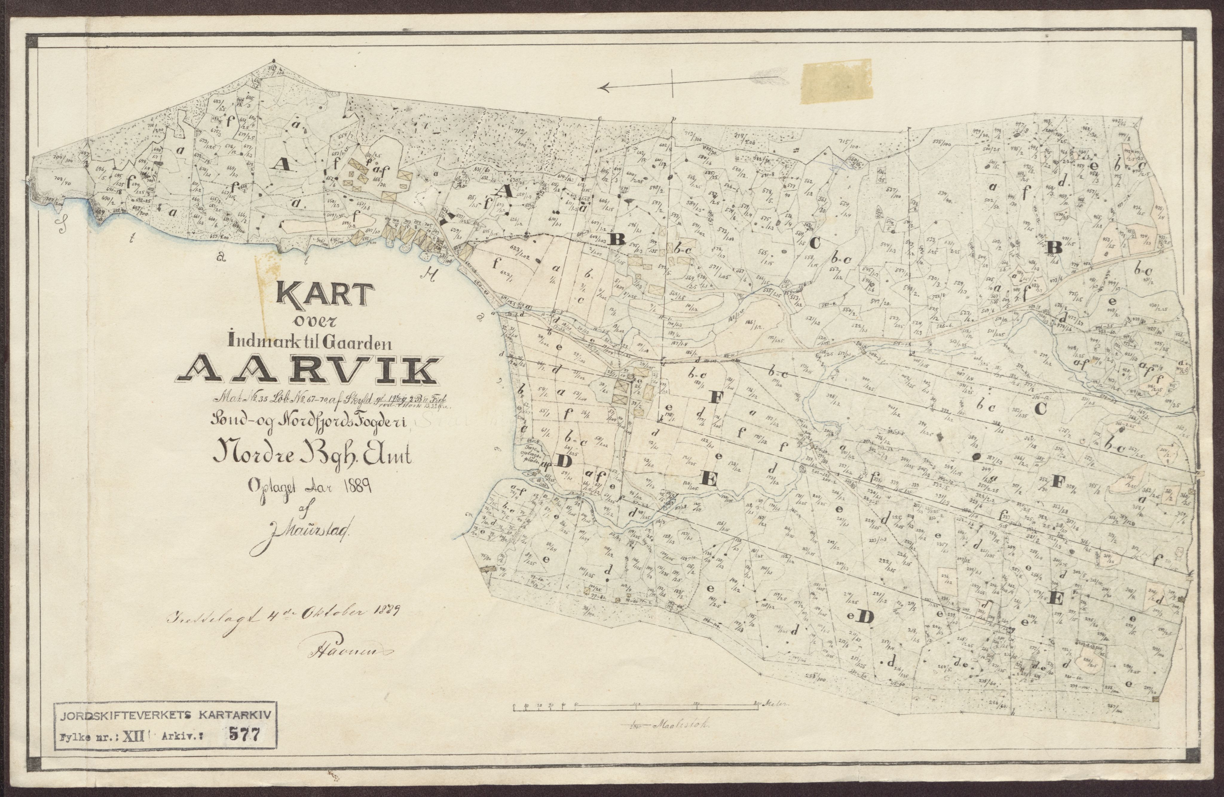 Jordskifteverkets kartarkiv, RA/S-3929/T, 1859-1988, p. 692