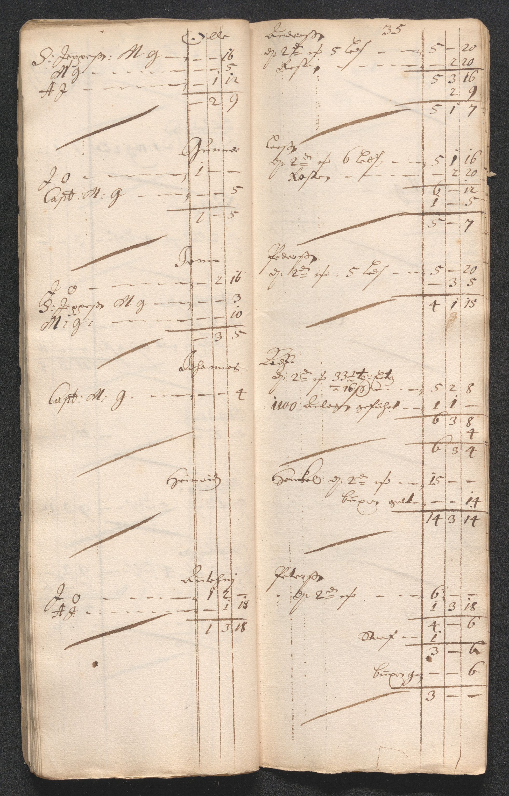 Kongsberg Sølvverk 1623-1816, SAKO/EA-3135/001/D/Dc/Dcd/L0059: Utgiftsregnskap for gruver m.m., 1685-1686, p. 357