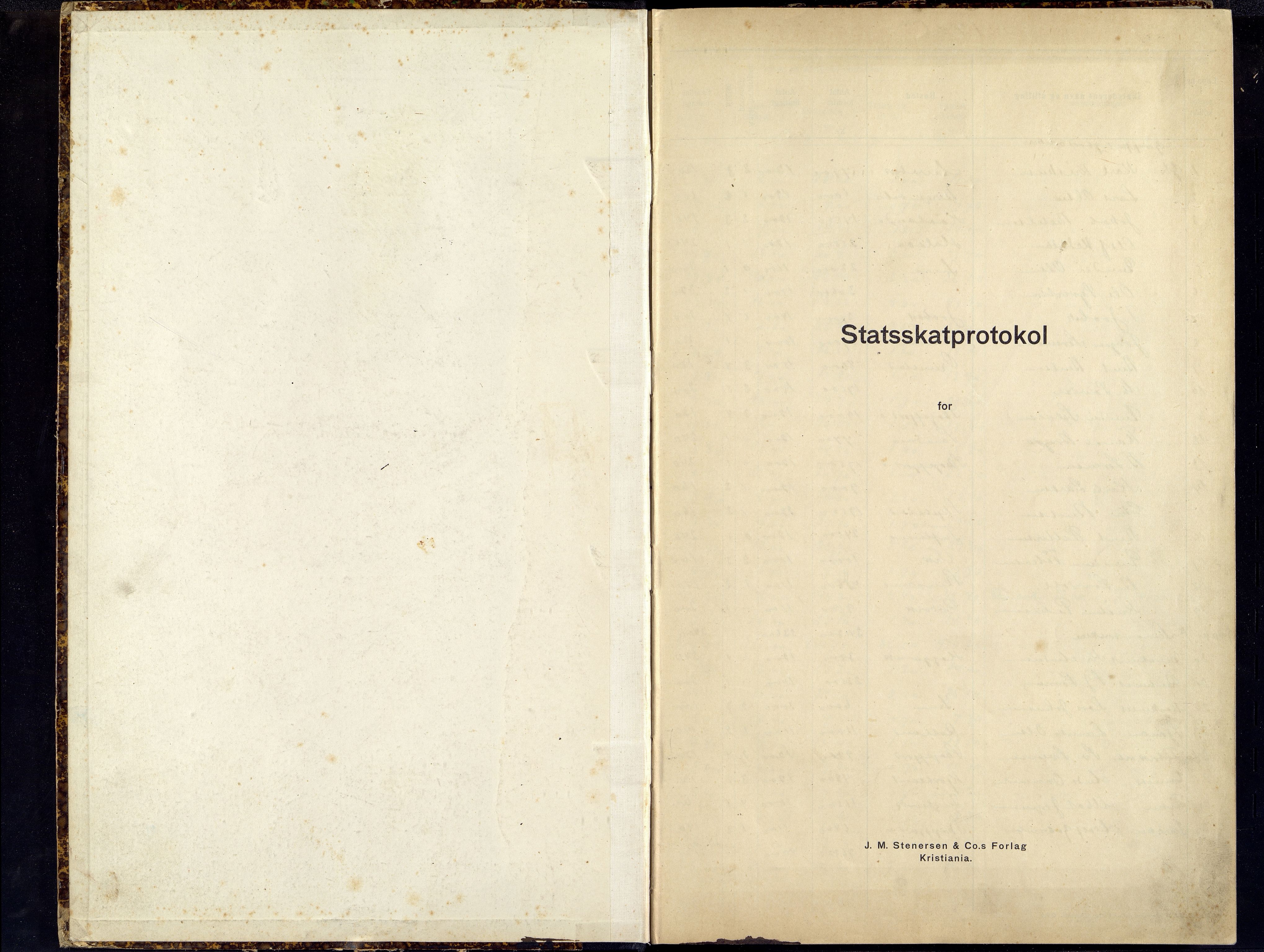 Halse og Harkmark kommune - Ligningsnemda, ARKSOR/1002HH310/K/L0002: Statsskatteprotokoll, 1915-1921