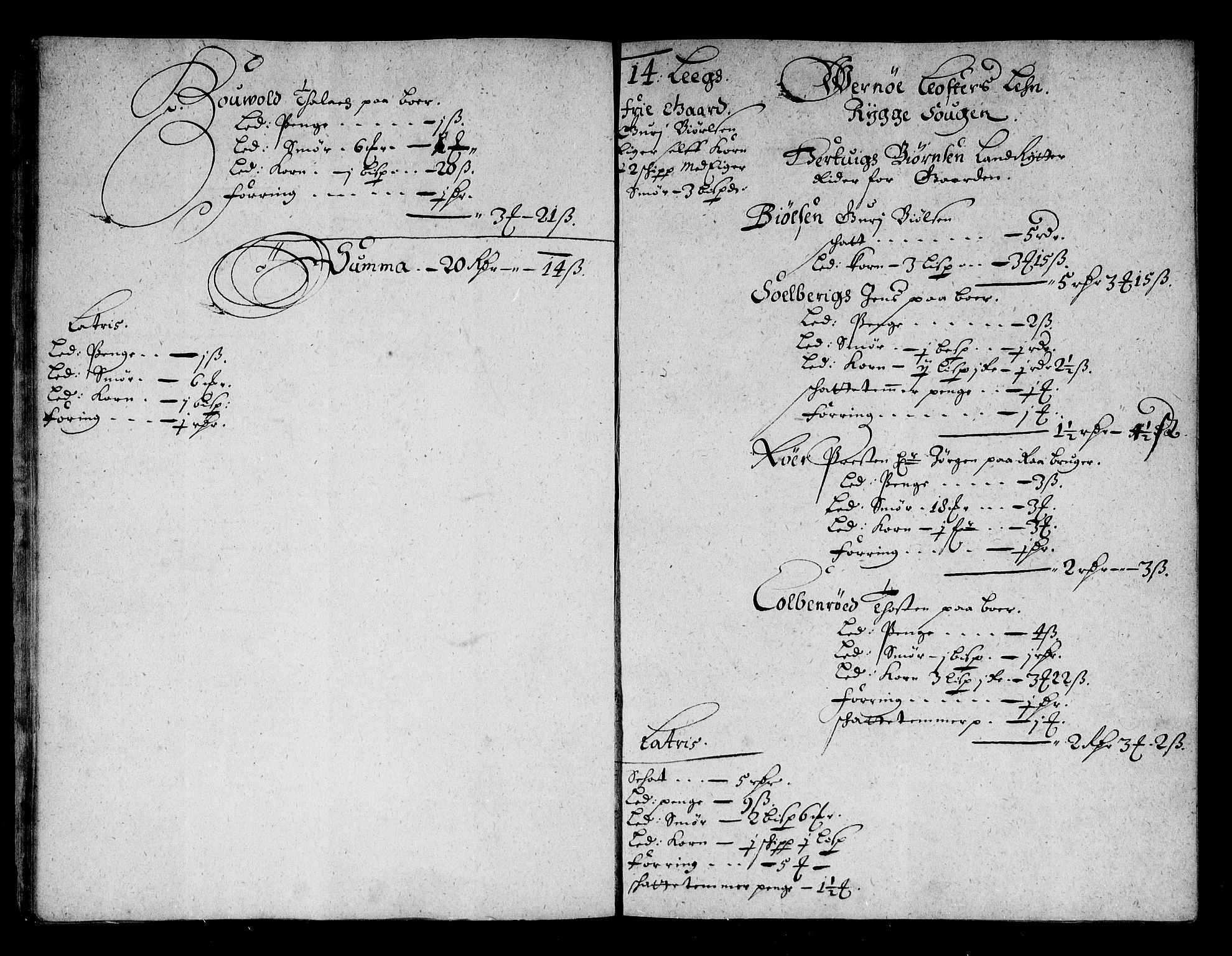 Rentekammeret inntil 1814, Reviderte regnskaper, Stiftamtstueregnskaper, Landkommissariatet på Akershus og Akershus stiftamt, RA/EA-5869/R/Ra/L0021: Landkommissariatet på Akershus, 1664