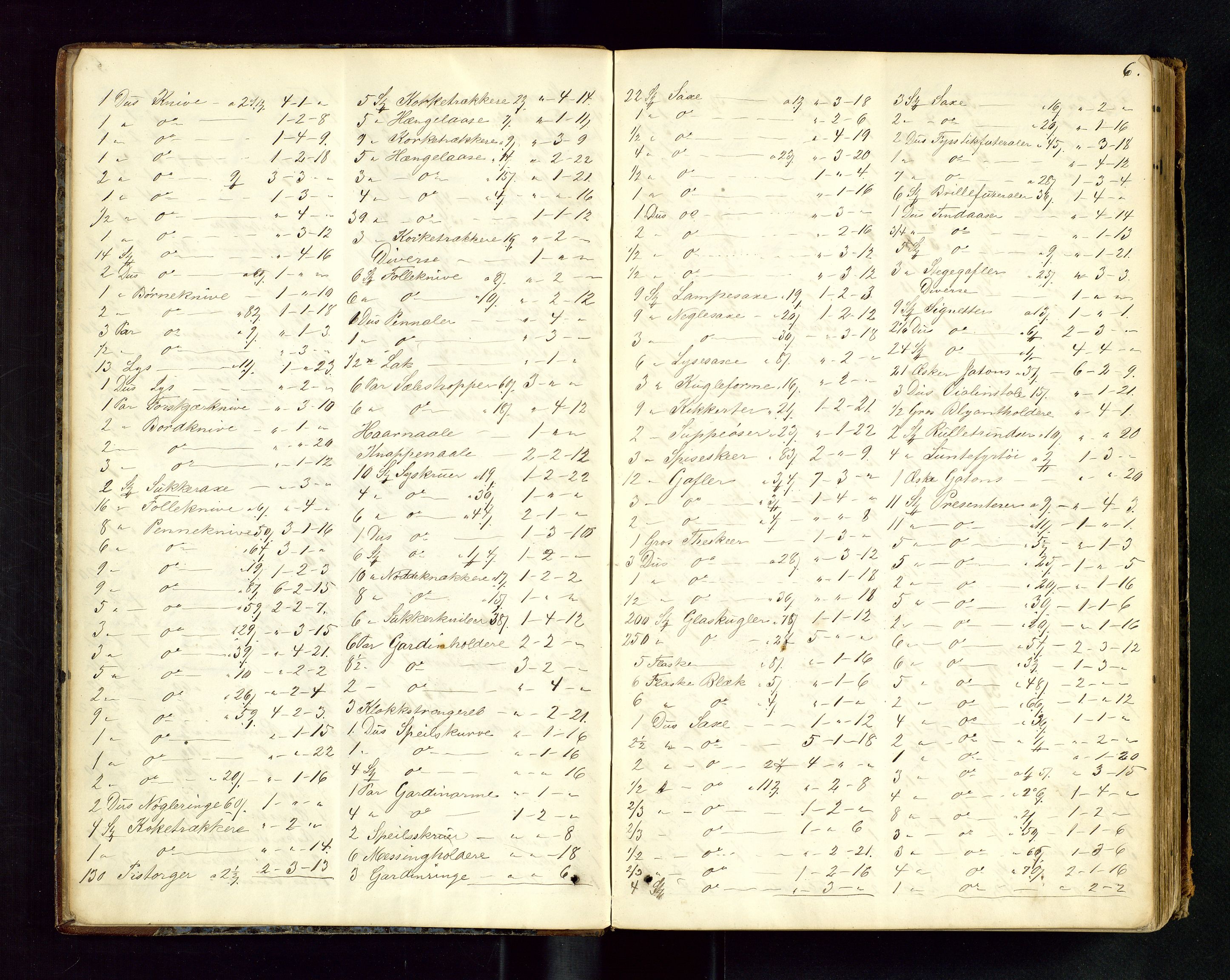 Stavanger byfogd, AV/SAST-A-101408/001/5/50/503BA/L0003: Registreringsprotokoll, 1864-1882, p. 6