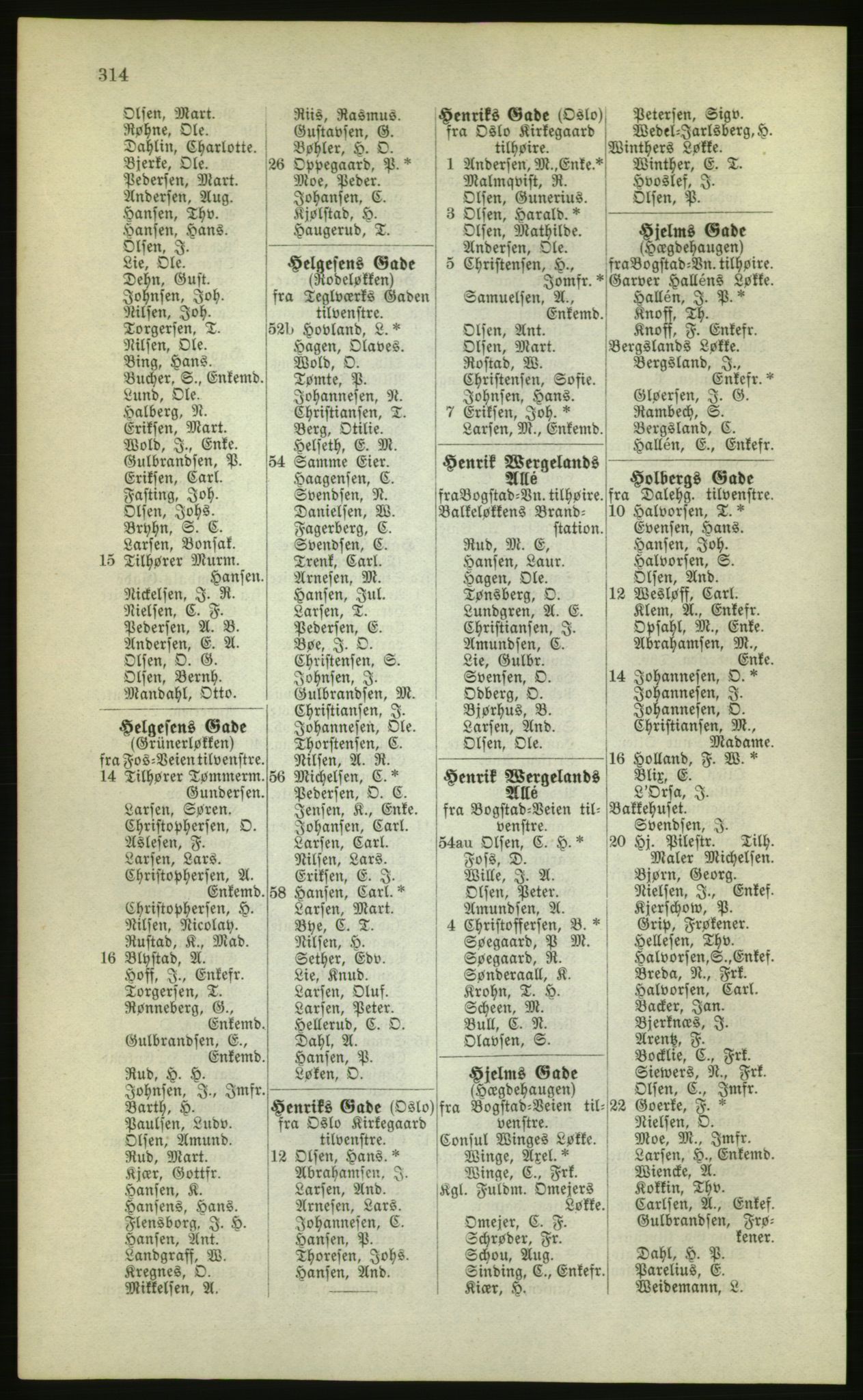 Kristiania/Oslo adressebok, PUBL/-, 1880, p. 314