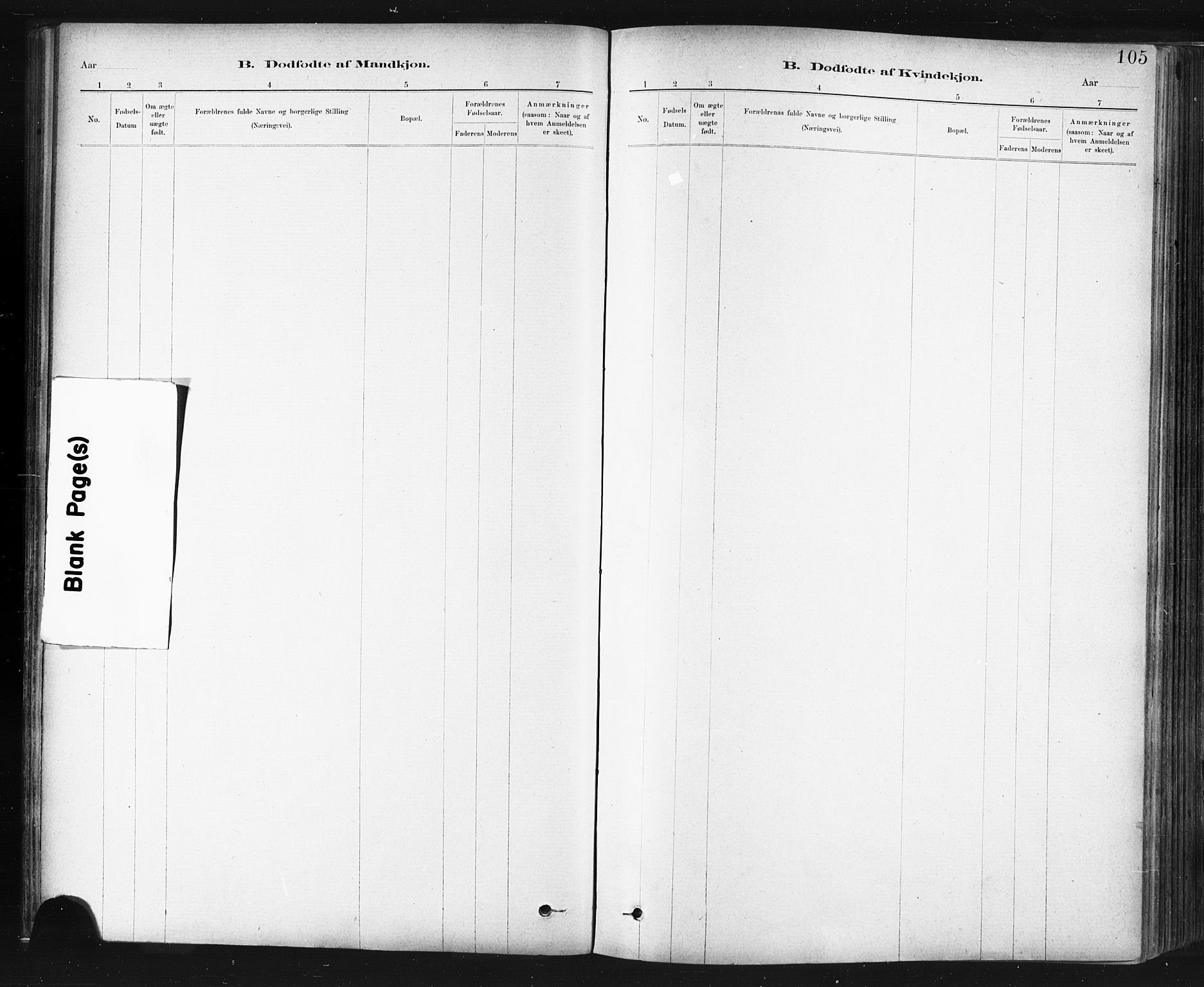 Ministerialprotokoller, klokkerbøker og fødselsregistre - Sør-Trøndelag, SAT/A-1456/672/L0857: Parish register (official) no. 672A09, 1882-1893, p. 105