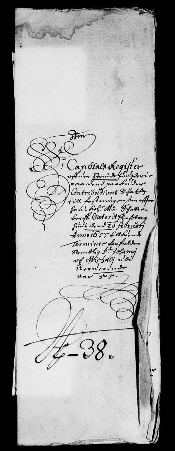 Rentekammeret inntil 1814, Reviderte regnskaper, Lensregnskaper, RA/EA-5023/R/Rb/Rbw/L0124: Trondheim len, 1642-1656