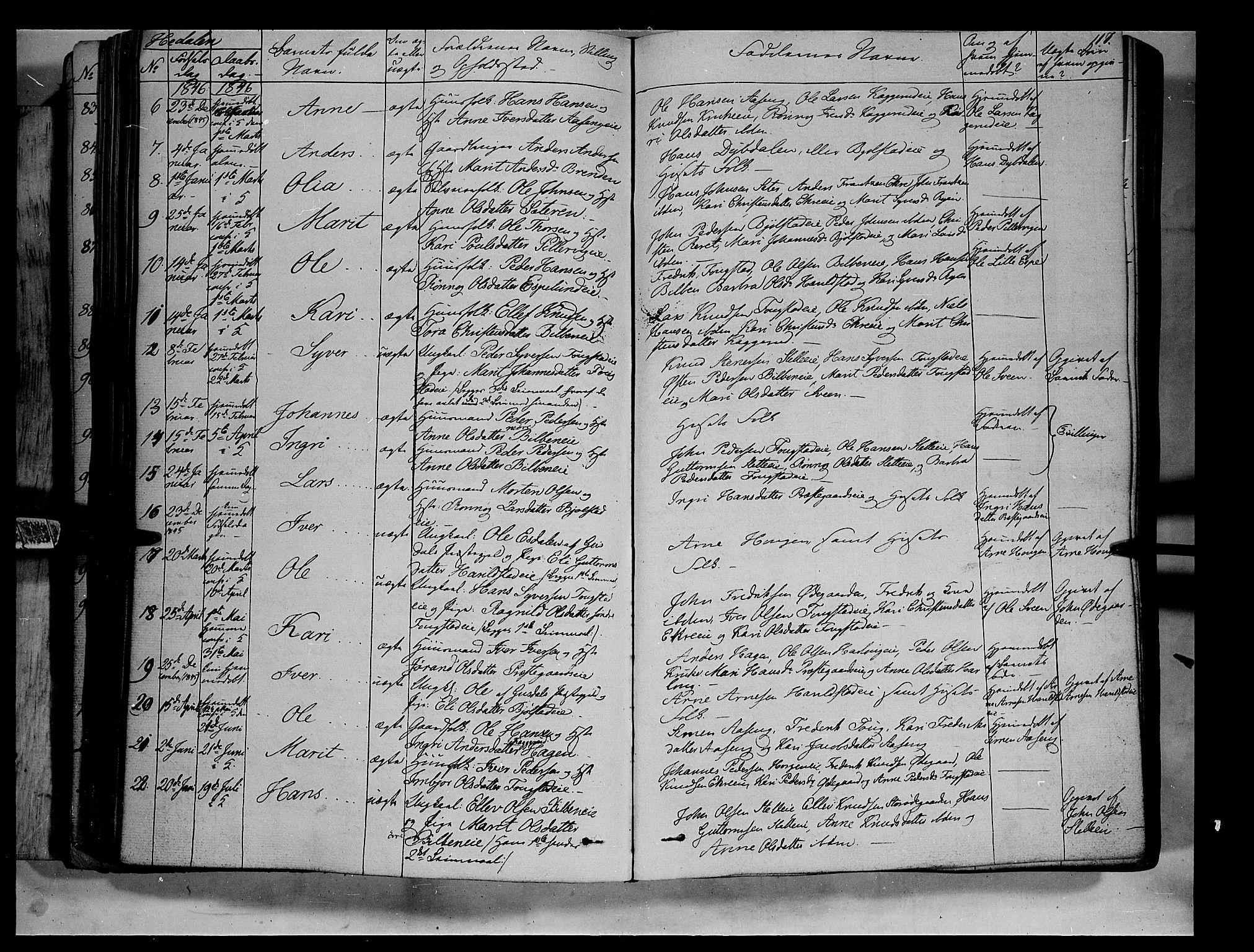 Vågå prestekontor, AV/SAH-PREST-076/H/Ha/Haa/L0005: Parish register (official) no. 5 /2, 1842-1856, p. 117