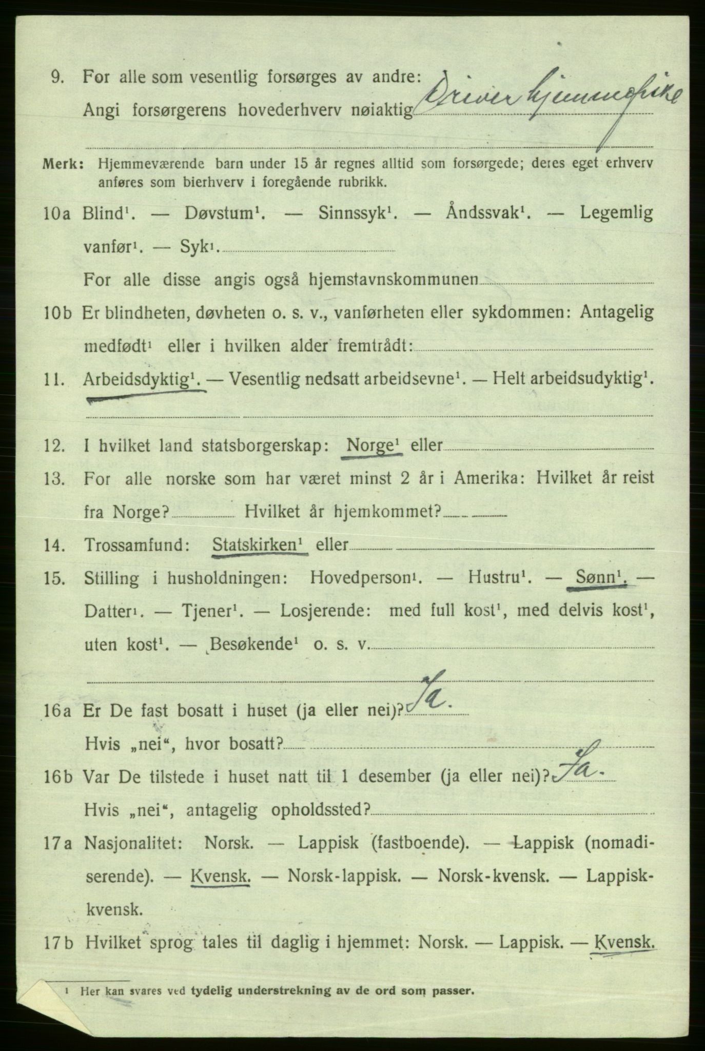 SATØ, 1920 census for Nord-Varanger, 1920, p. 1671