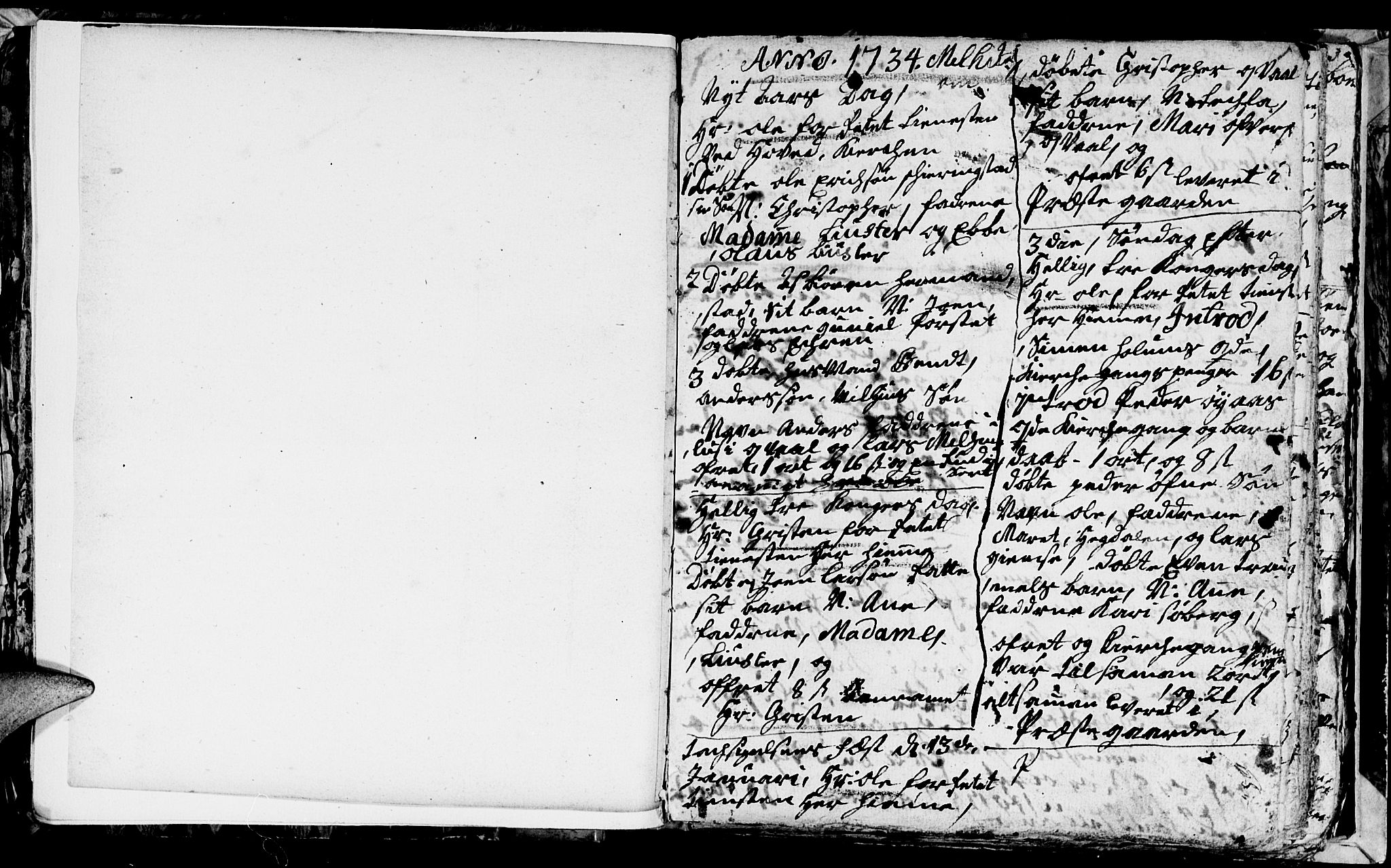 Ministerialprotokoller, klokkerbøker og fødselsregistre - Sør-Trøndelag, AV/SAT-A-1456/691/L1090: Parish register (copy) no. 691C01, 1732-1742