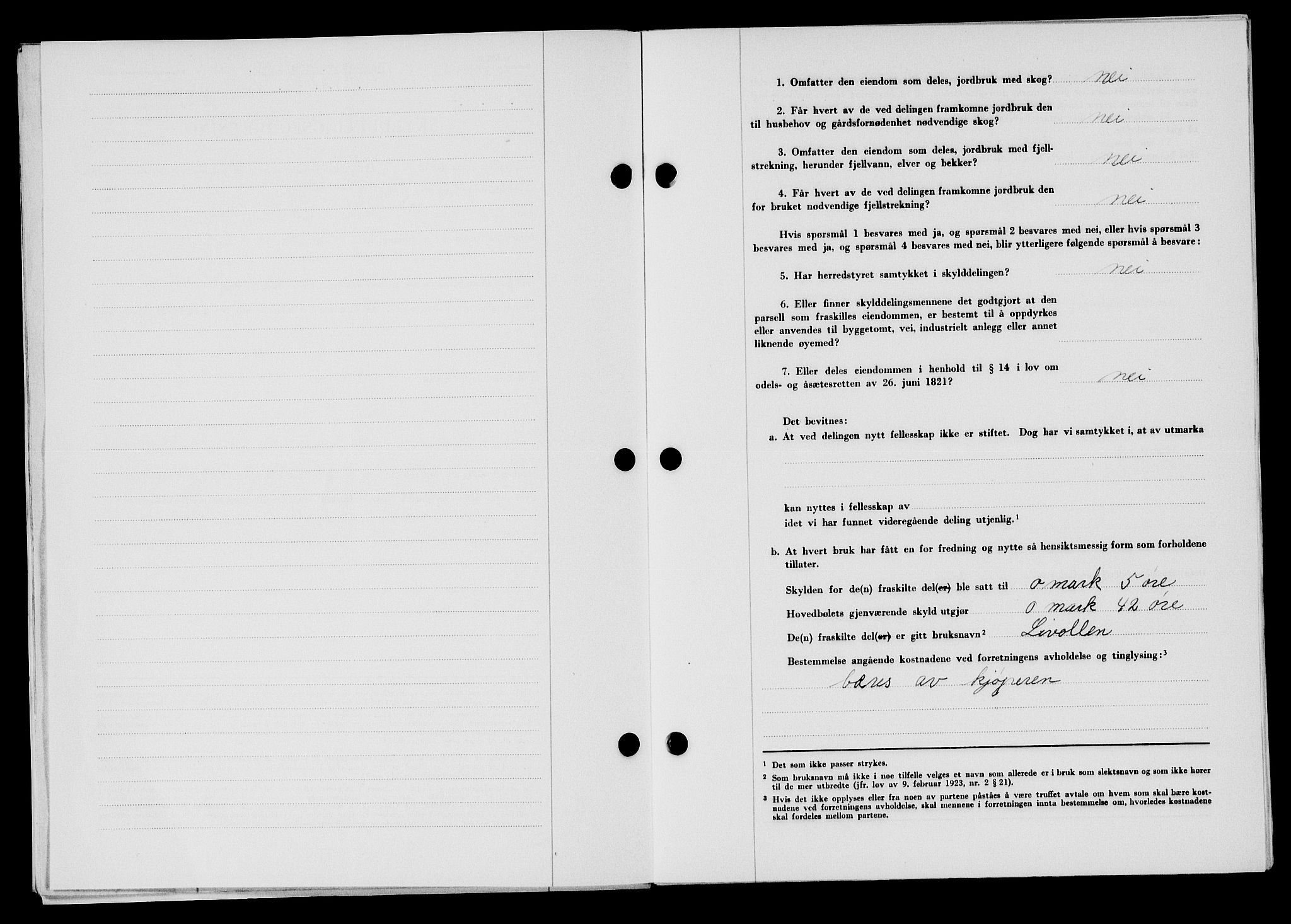 Flekkefjord sorenskriveri, AV/SAK-1221-0001/G/Gb/Gba/L0065: Mortgage book no. A-13, 1949-1949, Diary no: : 400/1949