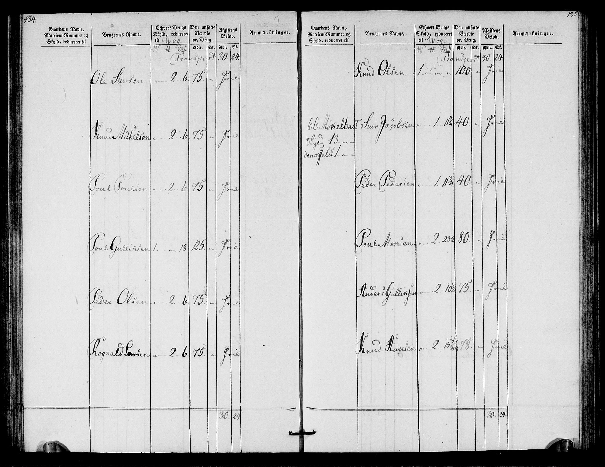 Rentekammeret inntil 1814, Realistisk ordnet avdeling, AV/RA-EA-4070/N/Ne/Nea/L0125b: Sunnmøre fogderi. Oppebørselsregister for fogderiets søndre del, 1803, p. 69