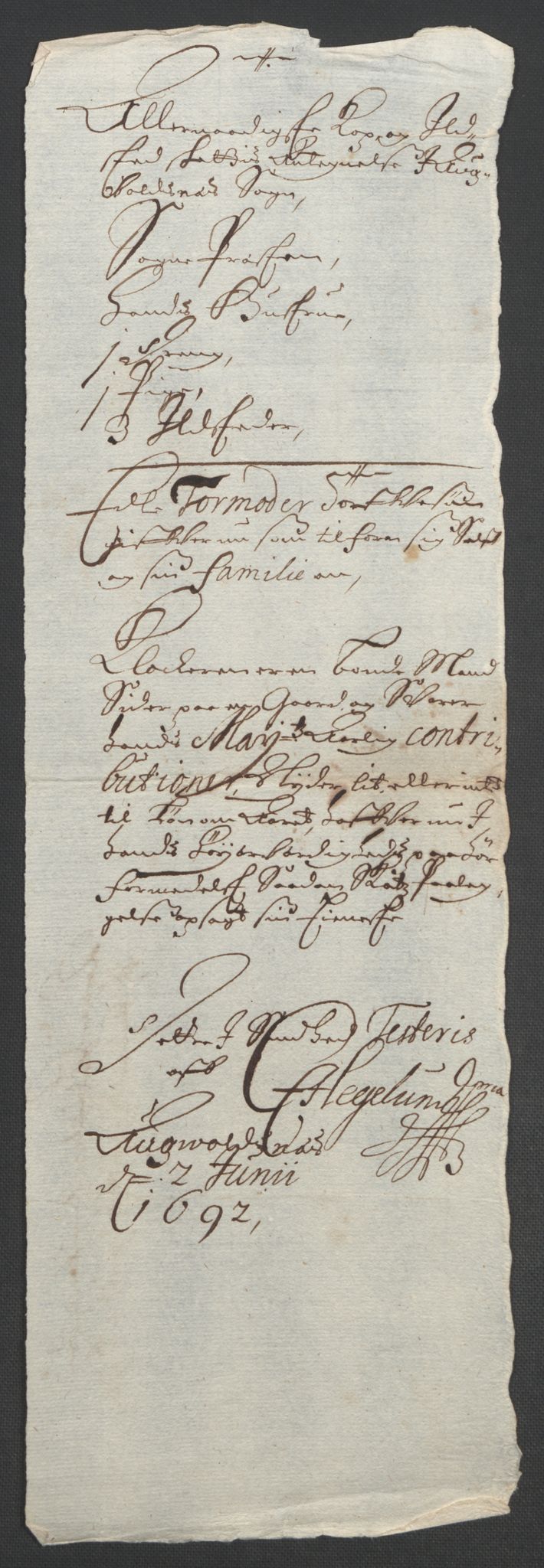 Rentekammeret inntil 1814, Reviderte regnskaper, Fogderegnskap, AV/RA-EA-4092/R47/L2856: Fogderegnskap Ryfylke, 1689-1693, p. 483