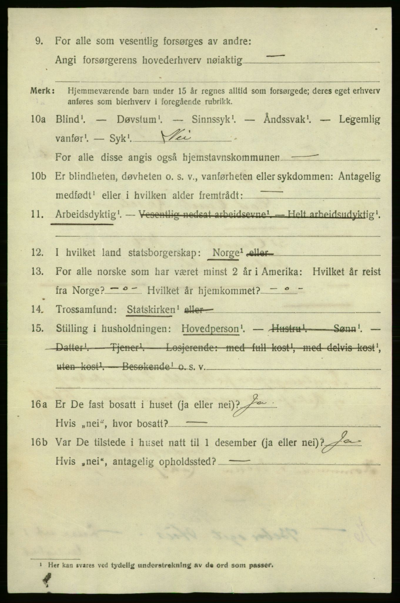 SAO, 1920 census for Fredrikshald, 1920, p. 25752