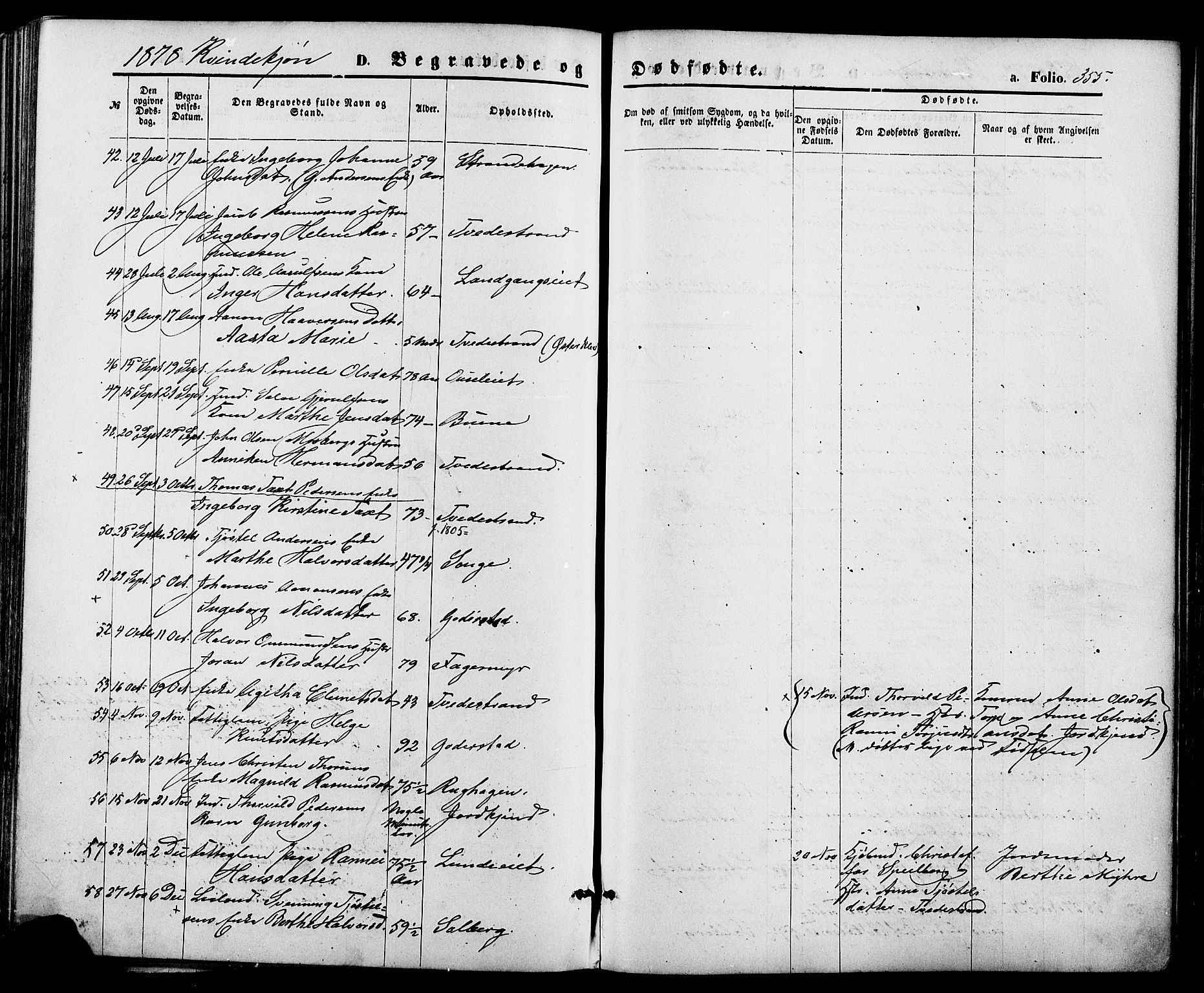 Holt sokneprestkontor, AV/SAK-1111-0021/F/Fa/L0010: Parish register (official) no. A 10, 1872-1885, p. 355