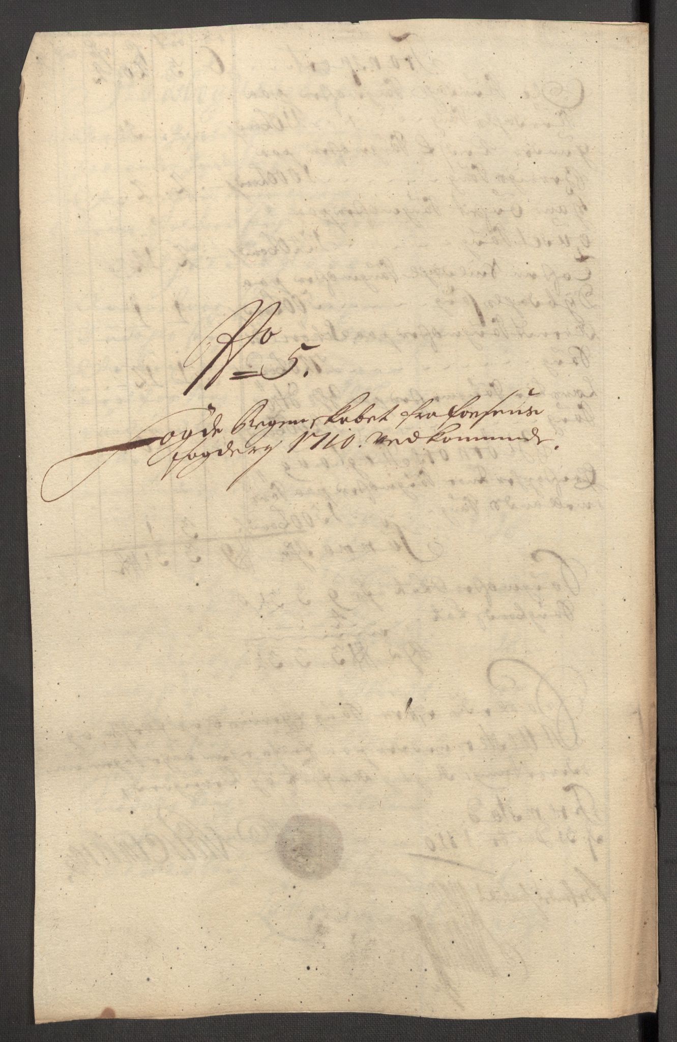 Rentekammeret inntil 1814, Reviderte regnskaper, Fogderegnskap, AV/RA-EA-4092/R57/L3859: Fogderegnskap Fosen, 1710, p. 93