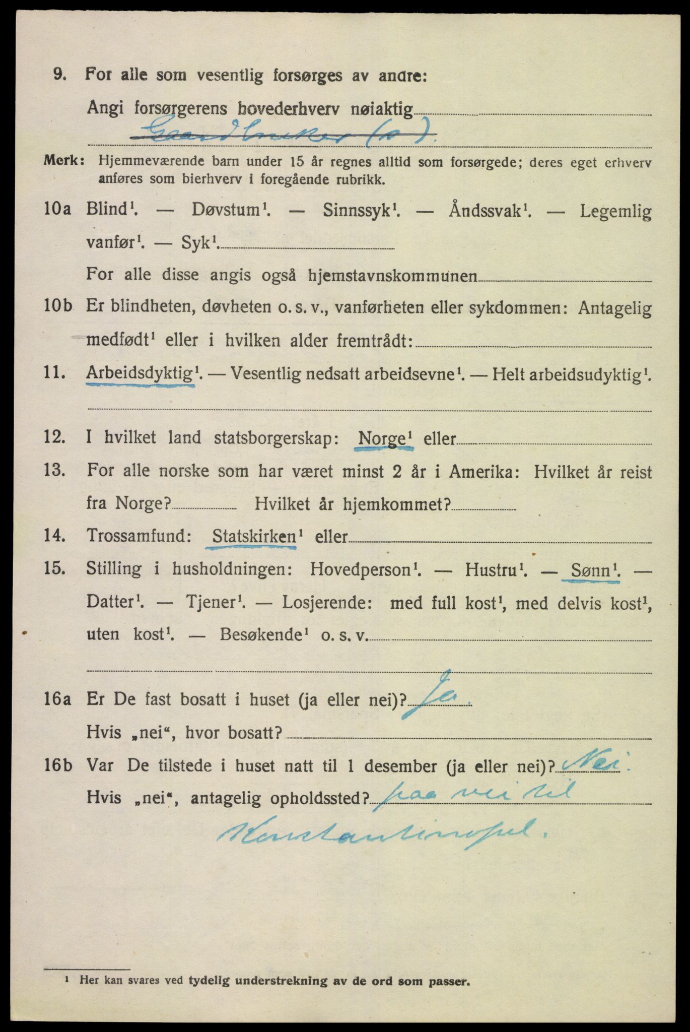 SAK, 1920 census for Halse og Harkmark, 1920, p. 2448