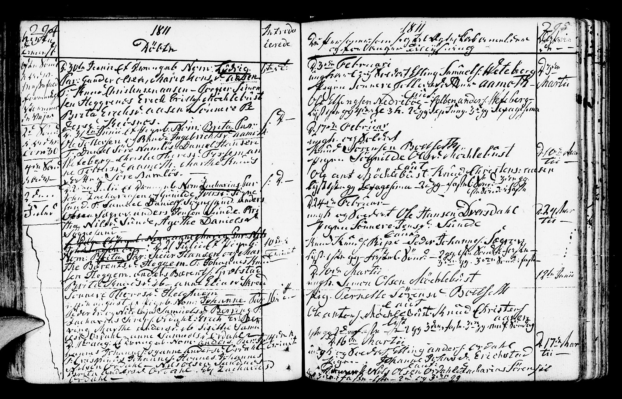 Jølster sokneprestembete, AV/SAB-A-80701/H/Haa/Haaa/L0006: Parish register (official) no. A 6, 1790-1821, p. 294-295