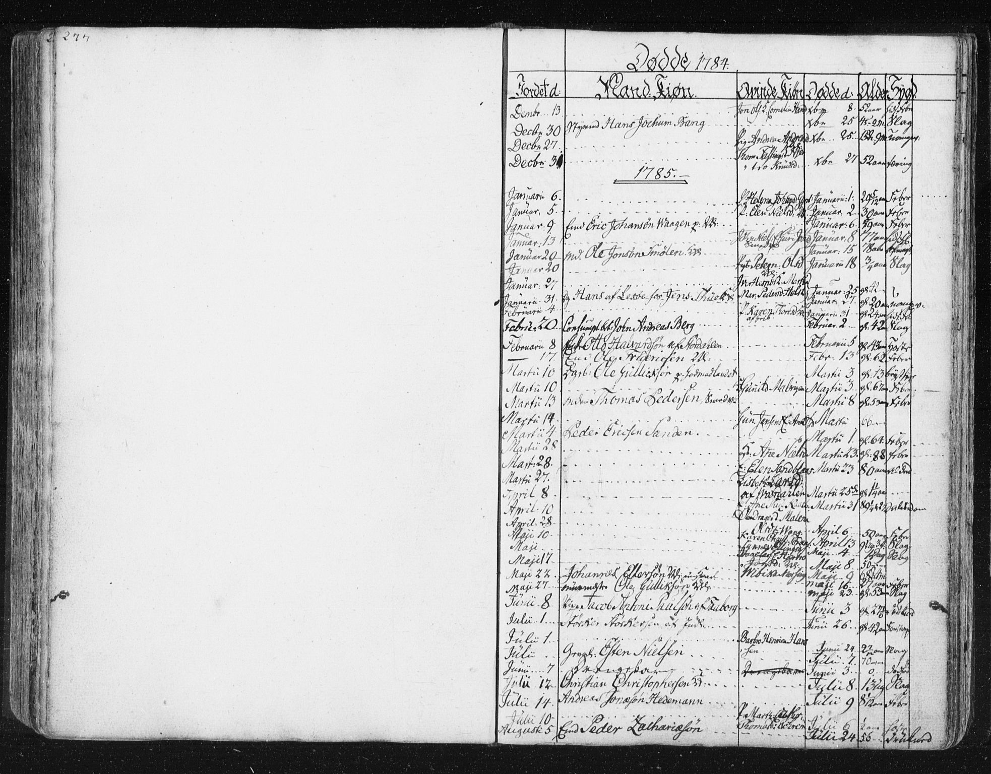 Ministerialprotokoller, klokkerbøker og fødselsregistre - Møre og Romsdal, SAT/A-1454/572/L0841: Parish register (official) no. 572A04, 1784-1819, p. 277