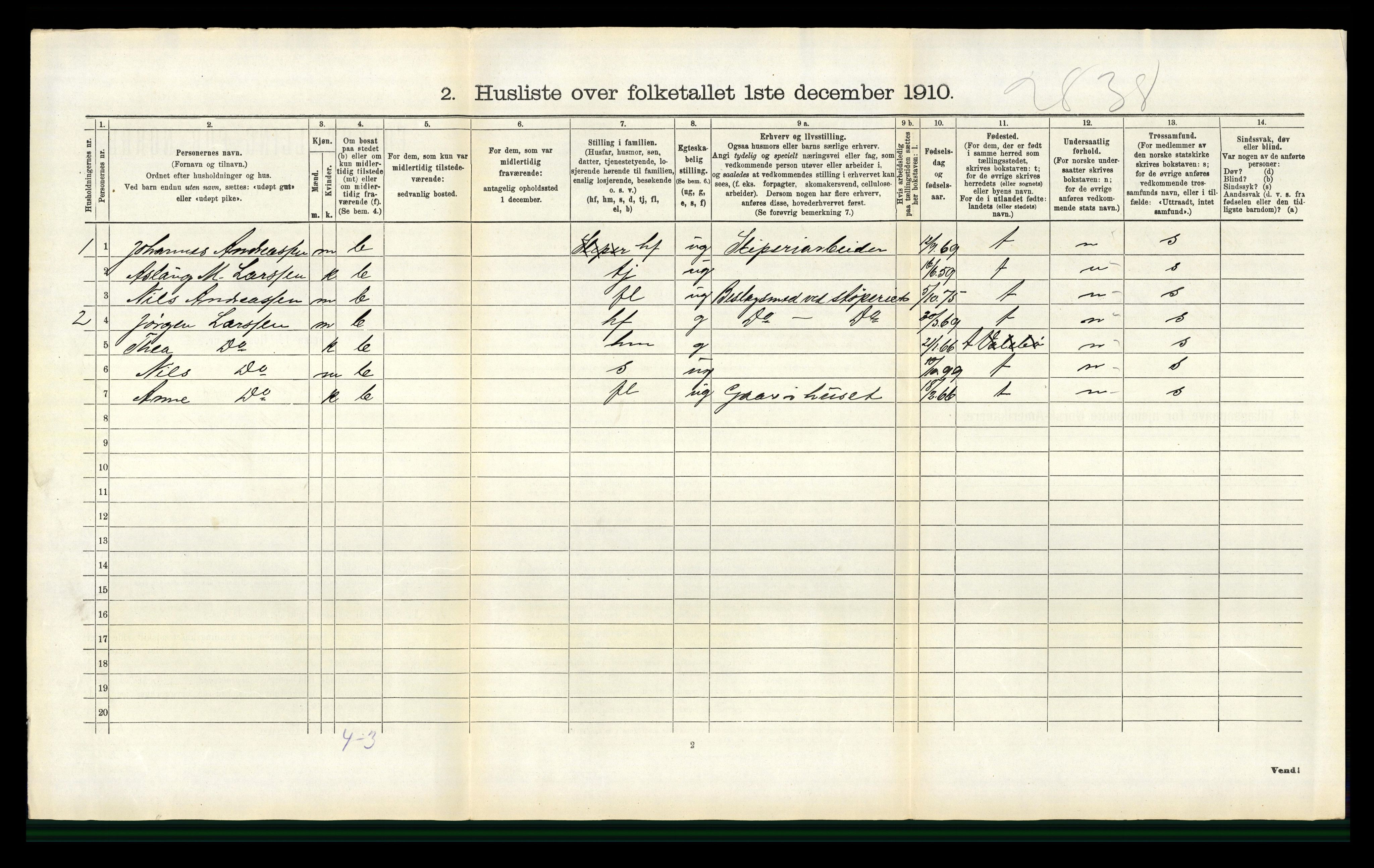 RA, 1910 census for Holla, 1910, p. 924