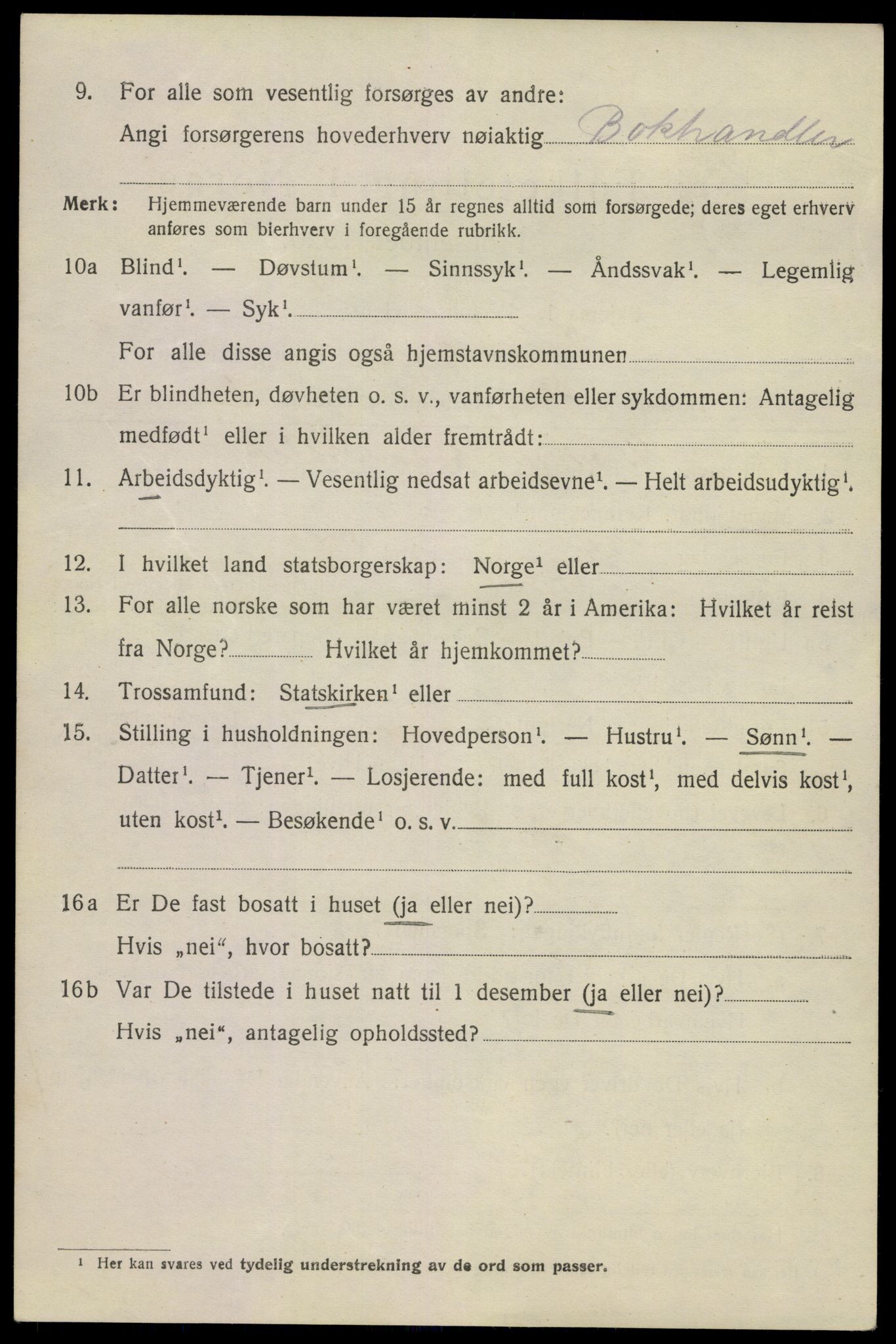 SAKO, 1920 census for Tønsberg, 1920, p. 10812