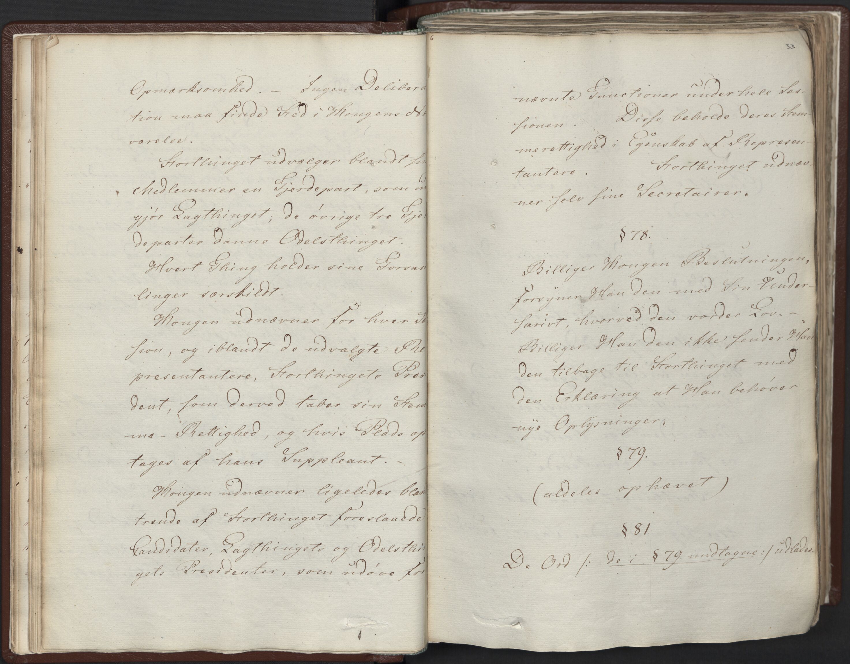 Statsrådssekretariatet, AV/RA-S-1001/A/Ab/L0012: Kgl. res. nr. 5679-6008 II, 1821, p. 32b-33a