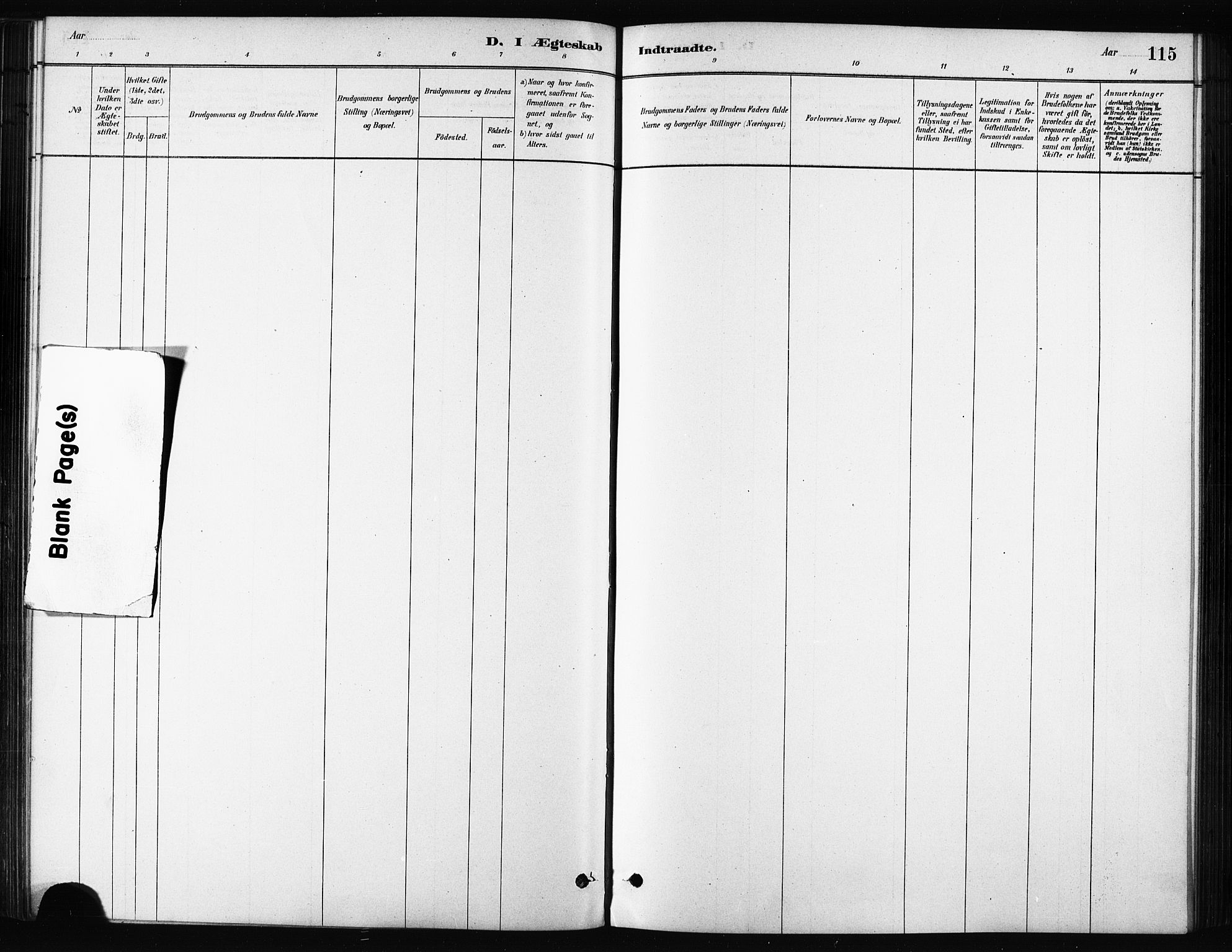 Karlsøy sokneprestembete, SATØ/S-1299/H/Ha/Haa/L0011kirke: Parish register (official) no. 11, 1879-1892, p. 115