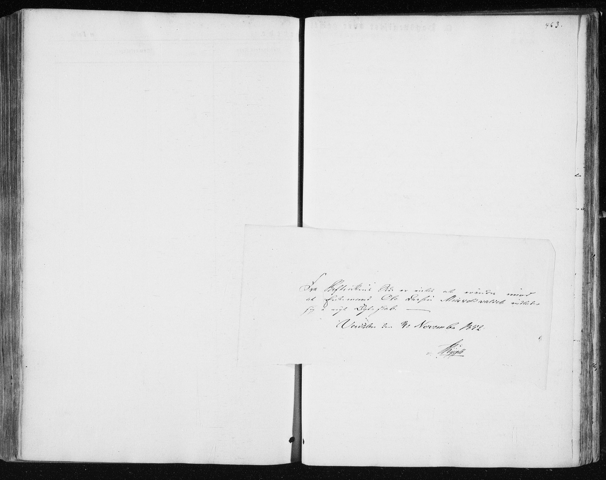 Ministerialprotokoller, klokkerbøker og fødselsregistre - Nord-Trøndelag, SAT/A-1458/723/L0240: Parish register (official) no. 723A09, 1852-1860, p. 463