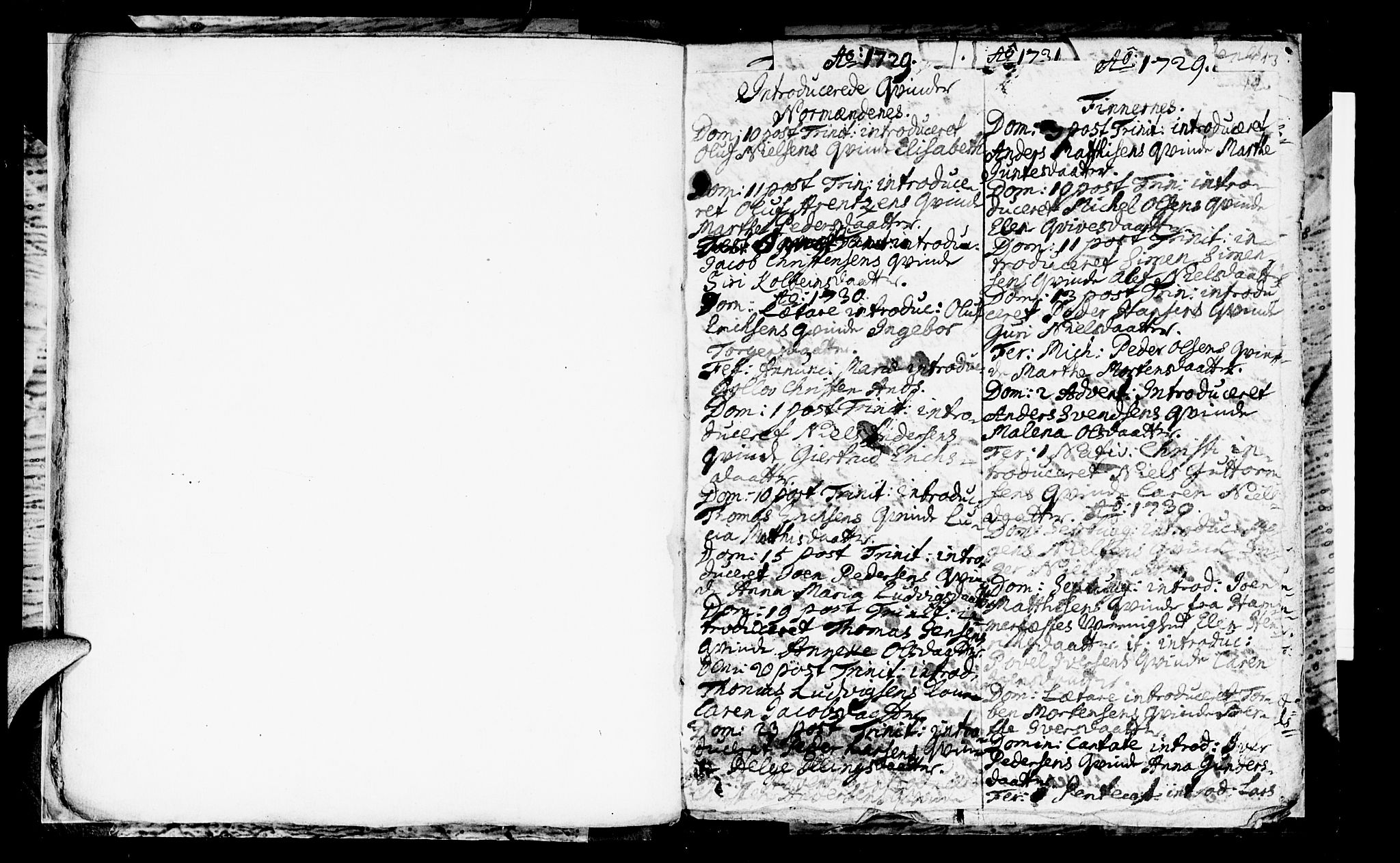Talvik sokneprestkontor, SATØ/S-1337/H/Ha/L0002kirke: Parish register (official) no. 2, 1729-1735, p. 12