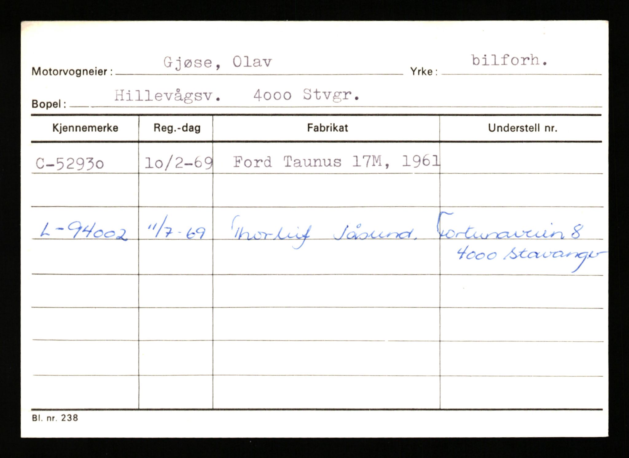 Stavanger trafikkstasjon, AV/SAST-A-101942/0/G/L0007: Registreringsnummer: 49019 - 67460, 1930-1971, p. 1059