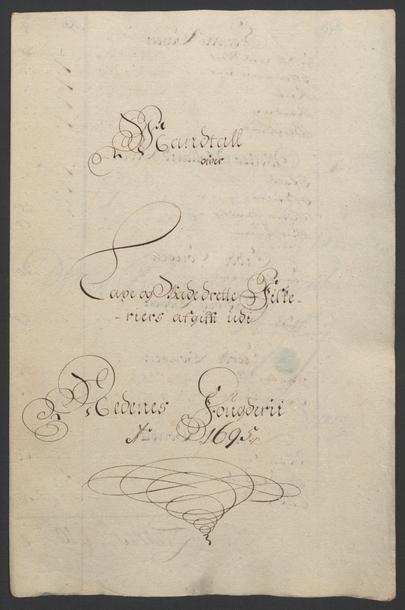 Rentekammeret inntil 1814, Reviderte regnskaper, Fogderegnskap, RA/EA-4092/R39/L2312: Fogderegnskap Nedenes, 1693-1695, p. 246