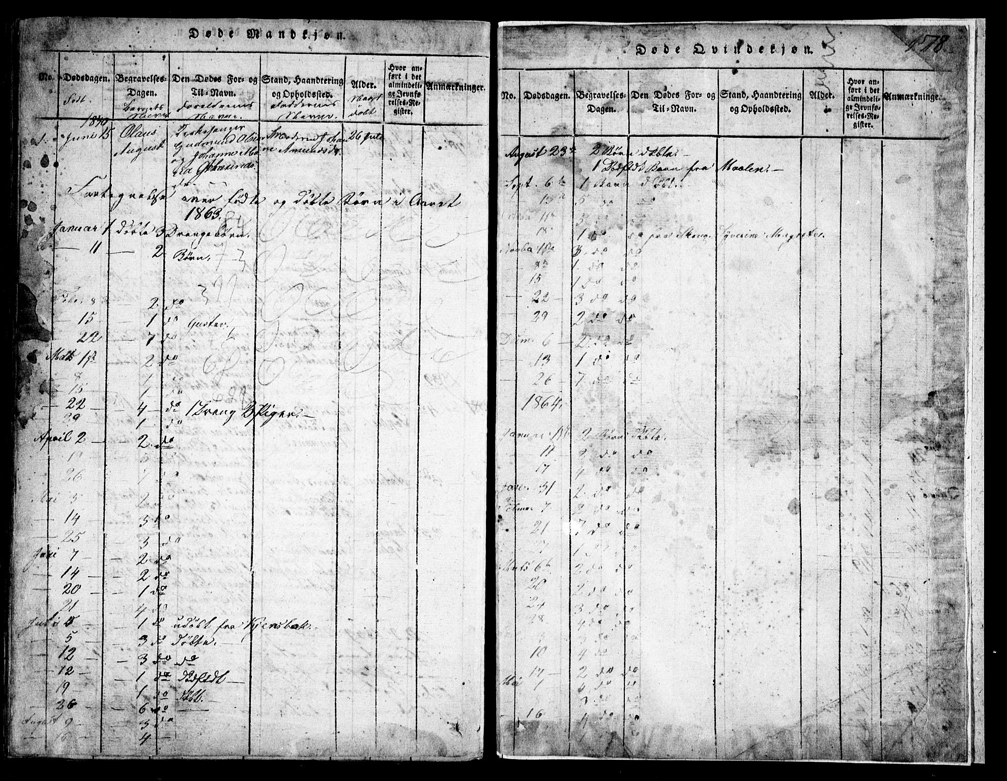 Skiptvet prestekontor Kirkebøker, SAO/A-20009/G/Ga/L0001: Parish register (copy) no. 1, 1815-1838, p. 178