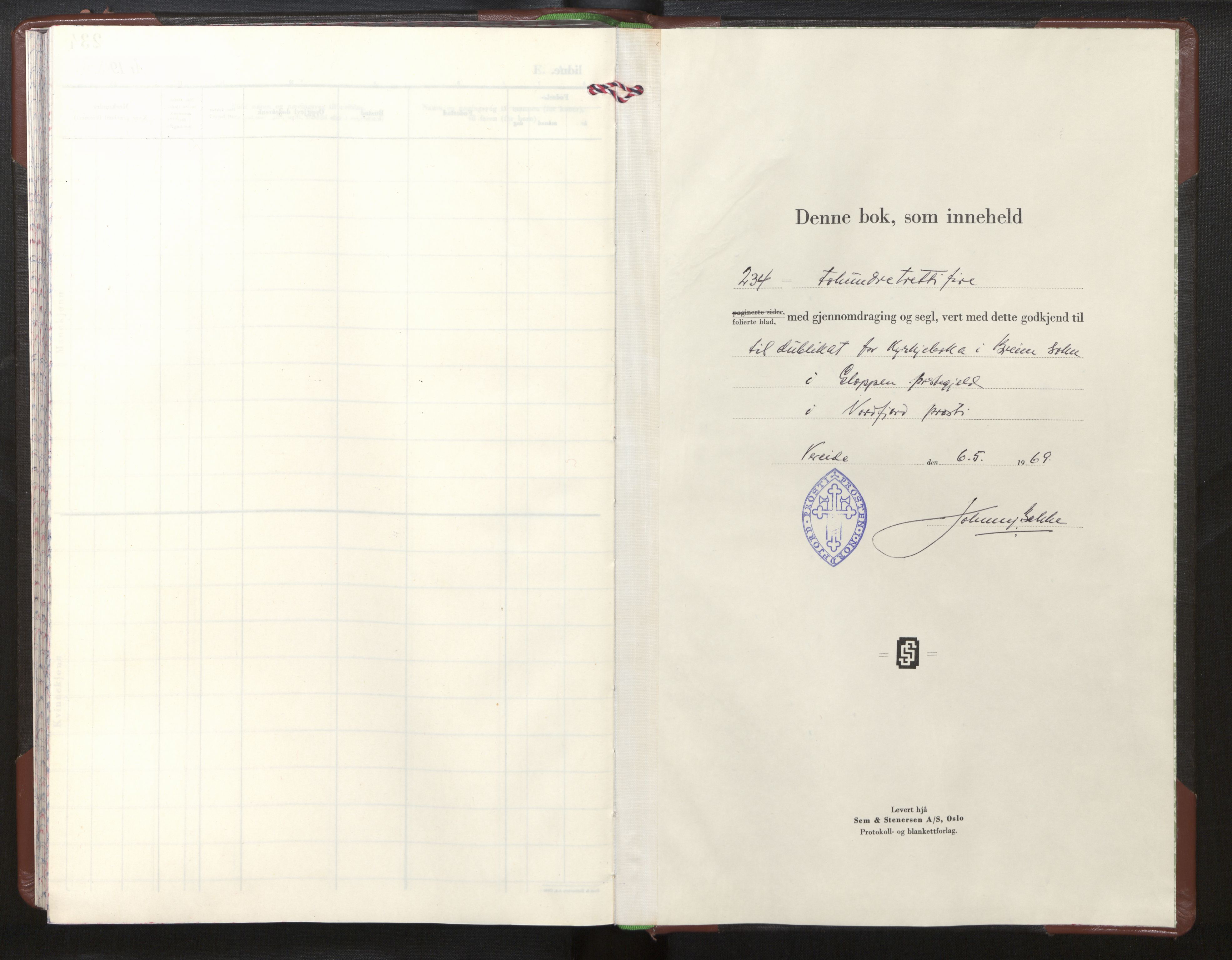 Gloppen sokneprestembete, AV/SAB-A-80101/H/Hab/Habc/L0005: Parish register (copy) no. C 5, 1968-1984