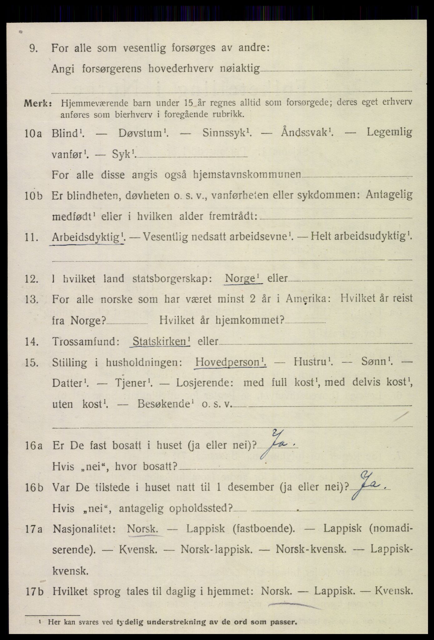 SAT, 1920 census for Inderøy, 1920, p. 4692