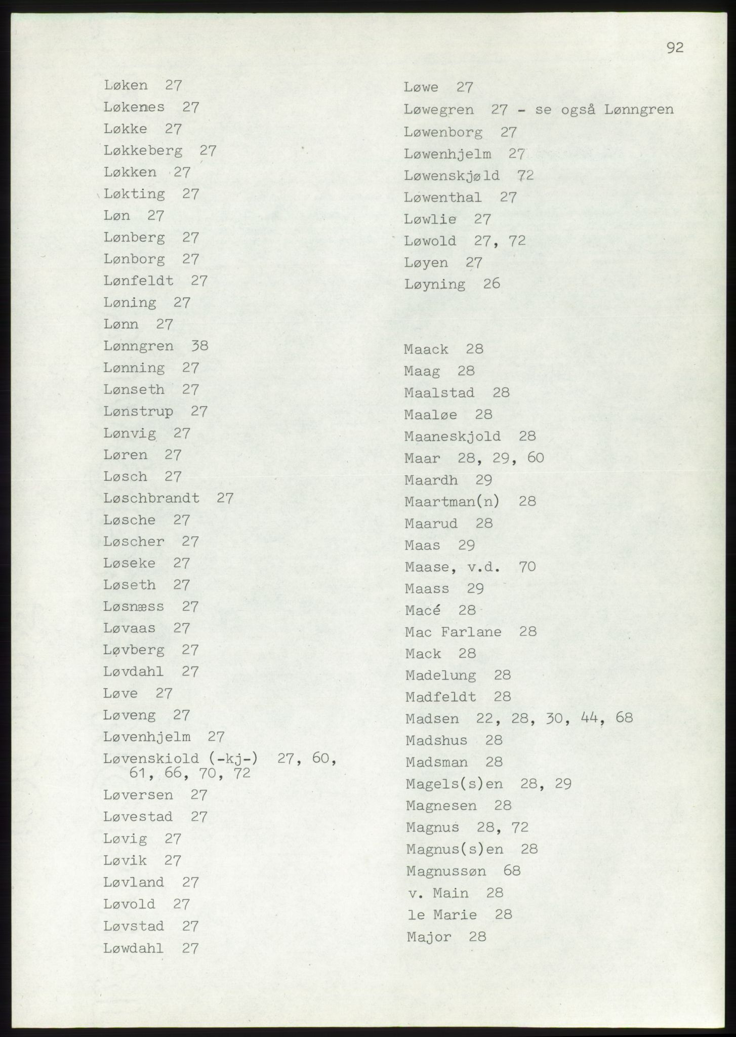 Lassens samlinger, RA/PA-0051, p. 92