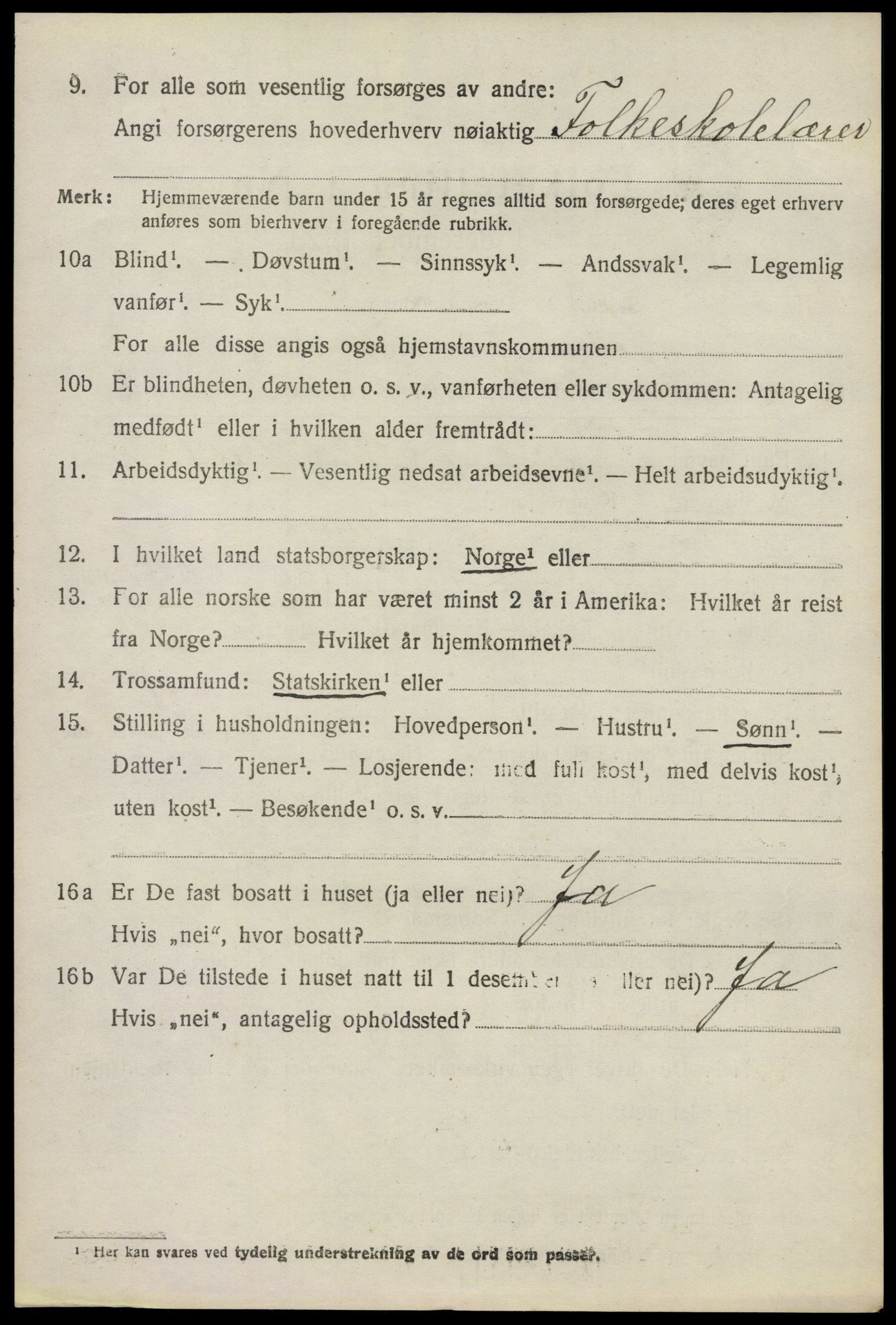 SAO, 1920 census for Moss land district, 1920, p. 6316