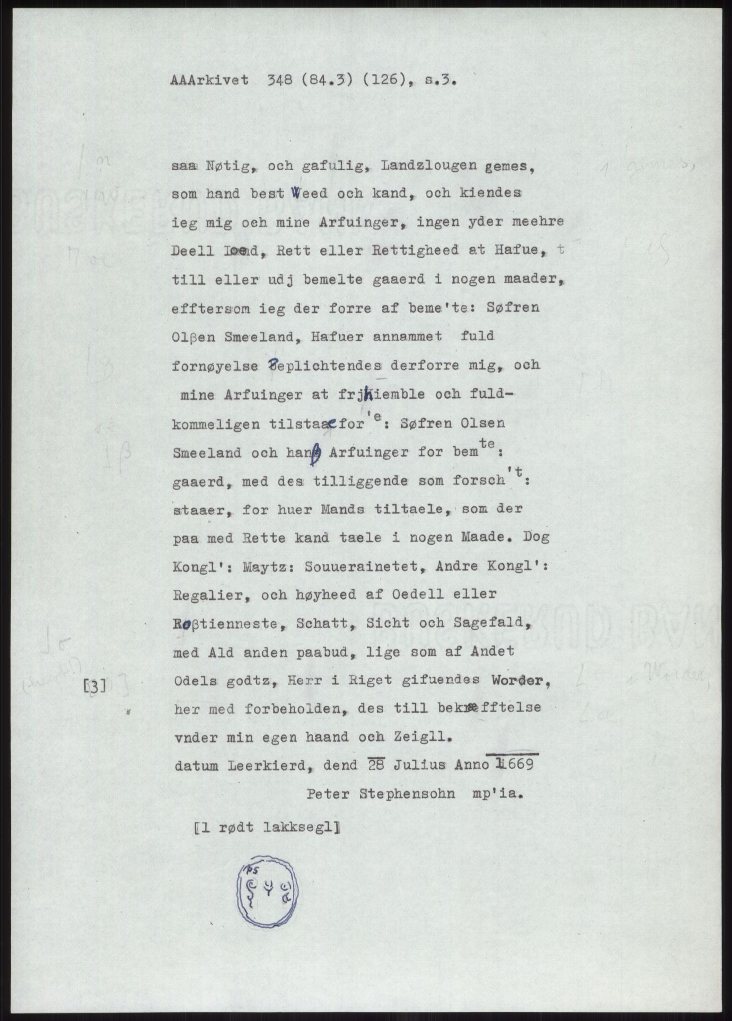 Samlinger til kildeutgivelse, Diplomavskriftsamlingen, AV/RA-EA-4053/H/Ha, p. 1194