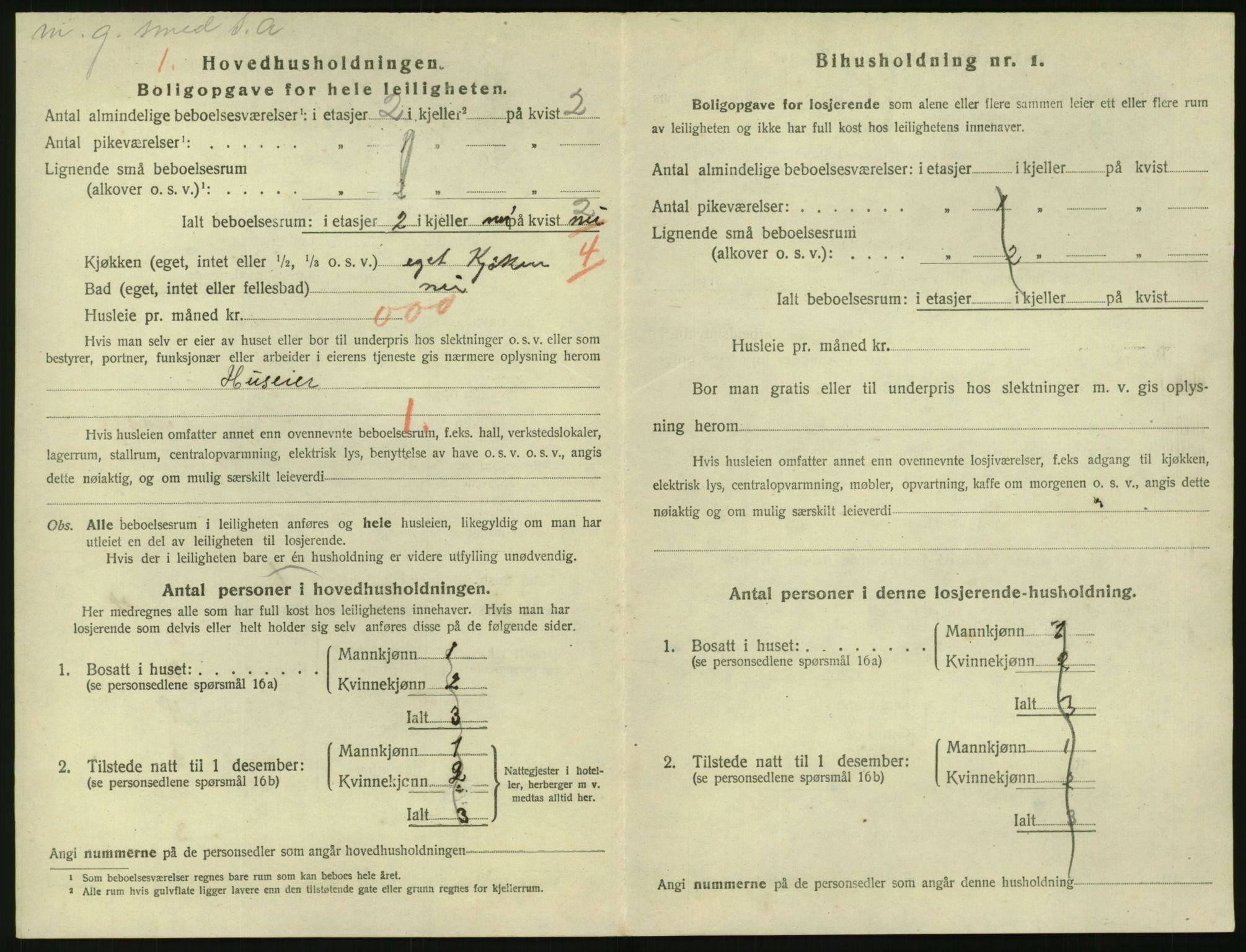 SAK, 1920 census for Risør, 1920, p. 3008