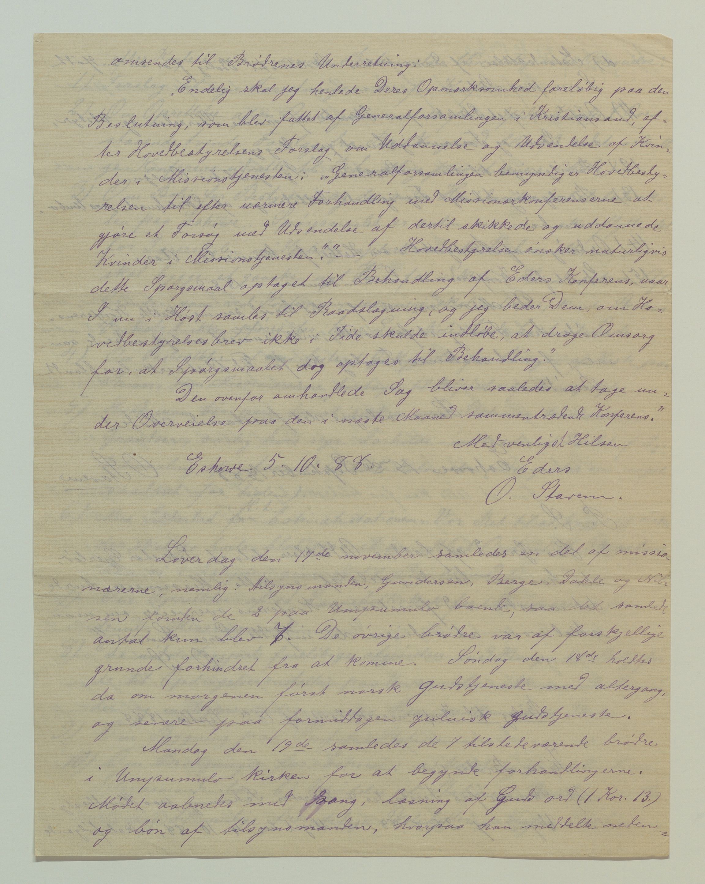 Det Norske Misjonsselskap - hovedadministrasjonen, VID/MA-A-1045/D/Da/Daa/L0037/0007: Konferansereferat og årsberetninger / Konferansereferat fra Sør-Afrika., 1888