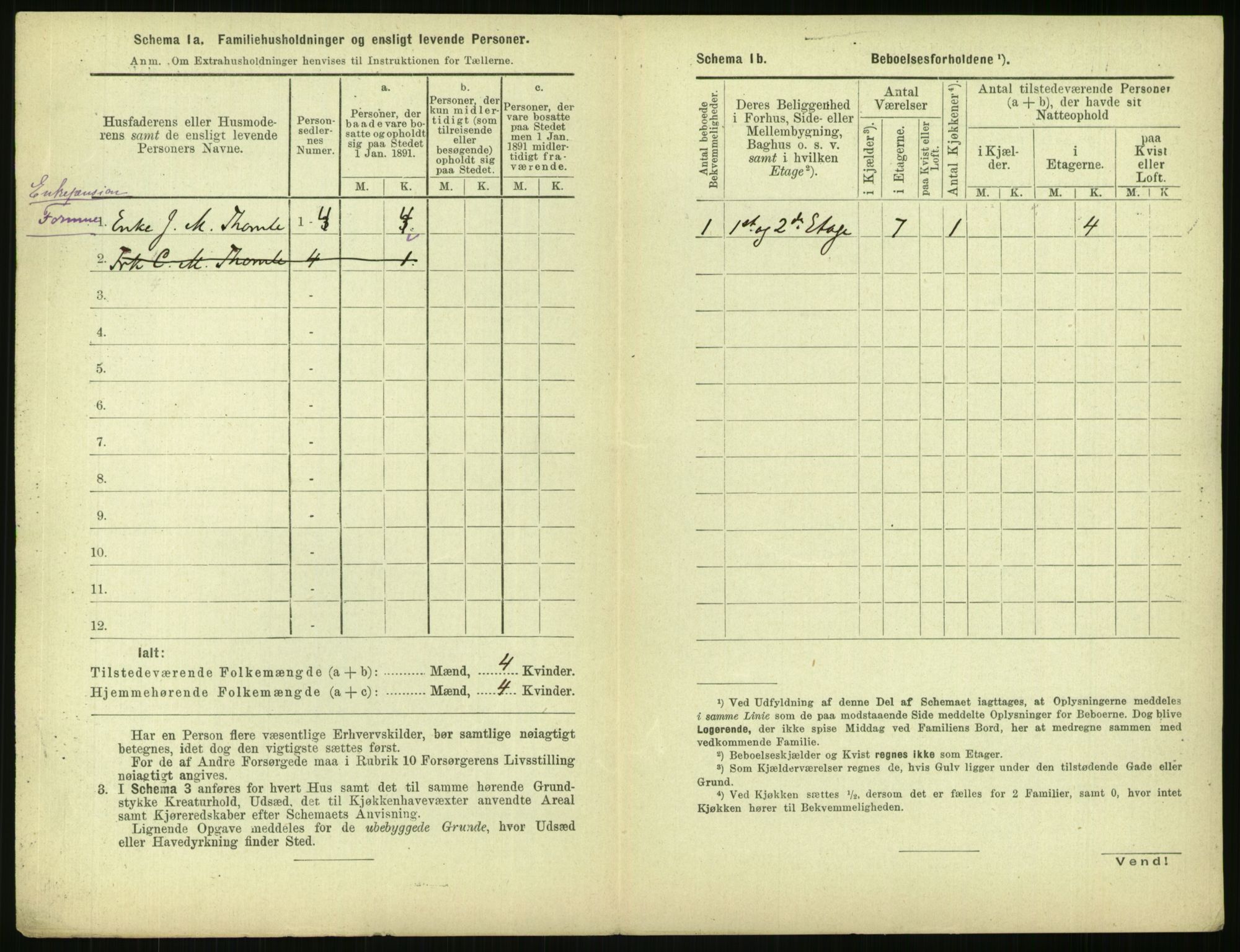 RA, 1891 census for 0301 Kristiania, 1891, p. 65098