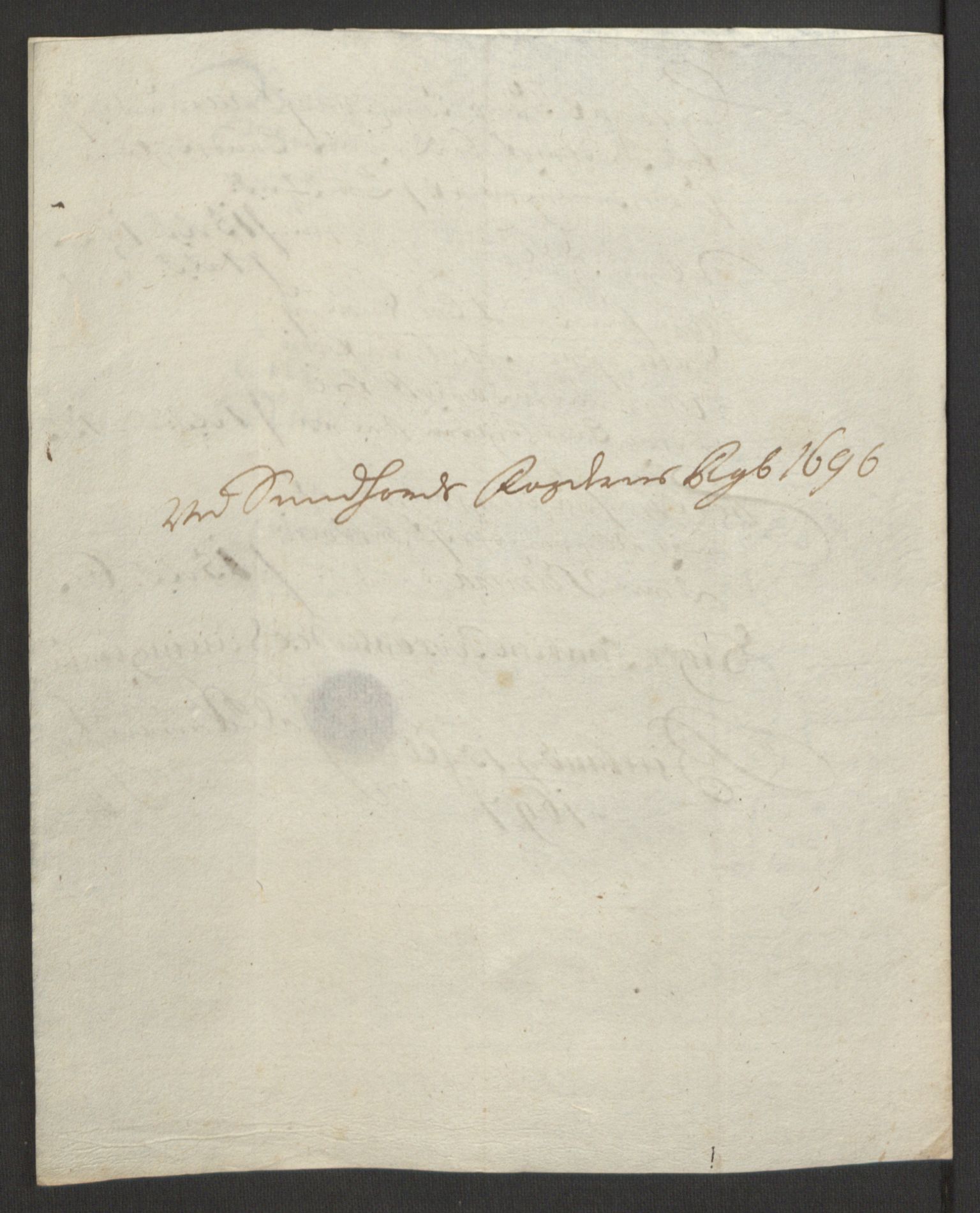Rentekammeret inntil 1814, Reviderte regnskaper, Fogderegnskap, RA/EA-4092/R48/L2976: Fogderegnskap Sunnhordland og Hardanger, 1695-1696, p. 358