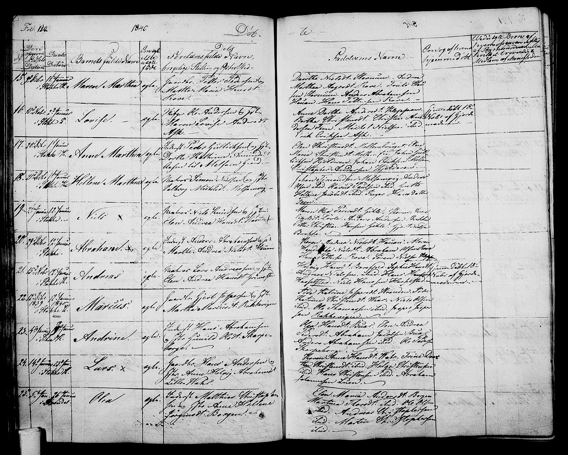 Stokke kirkebøker, SAKO/A-320/F/Fa/L0006: Parish register (official) no. I 6, 1826-1843, p. 120