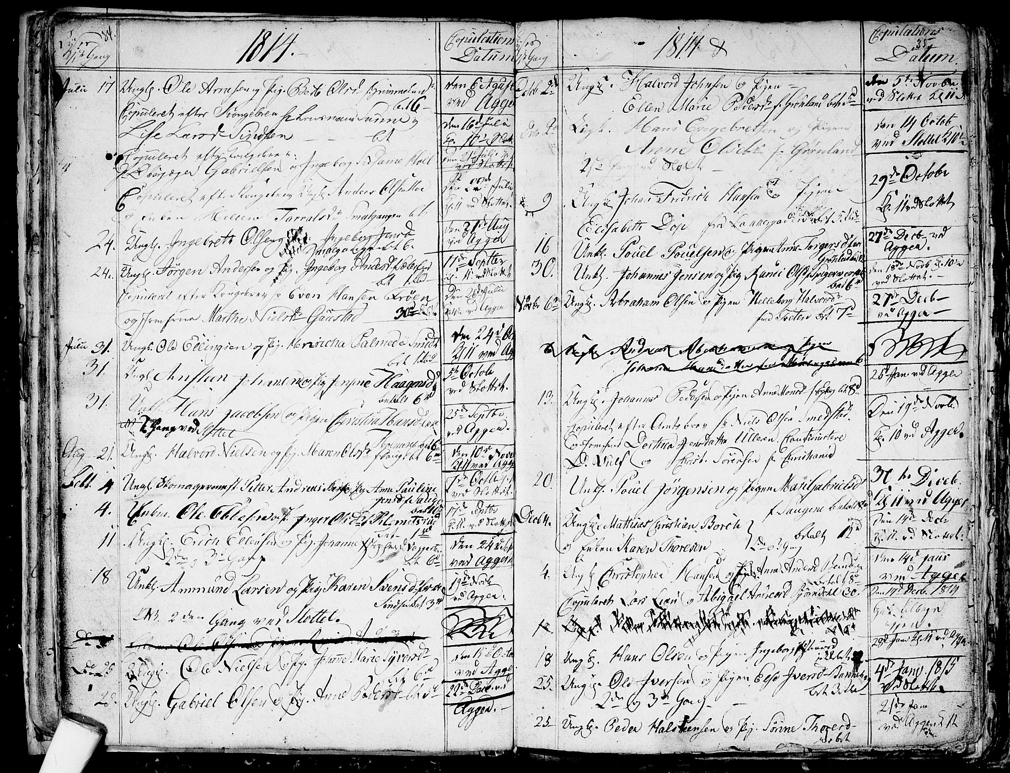 Aker prestekontor kirkebøker, SAO/A-10861/G/L0001: Parish register (copy) no. 1, 1796-1826, p. 34-35