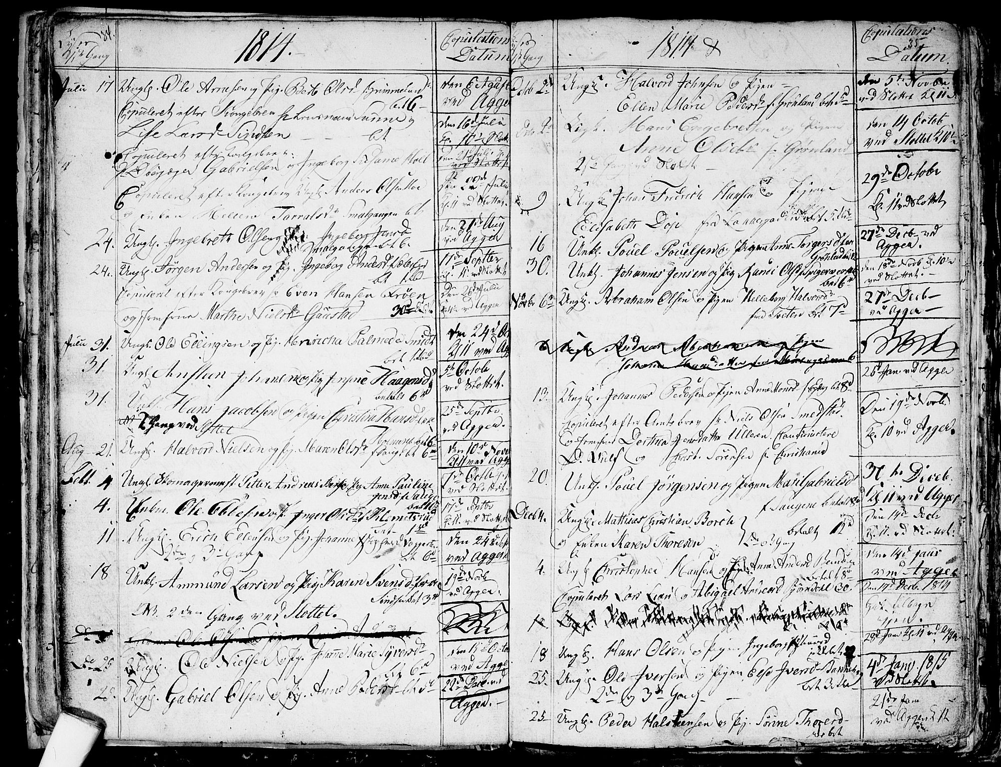 Aker prestekontor kirkebøker, AV/SAO-A-10861/G/L0001: Parish register (copy) no. 1, 1796-1826, p. 34-35