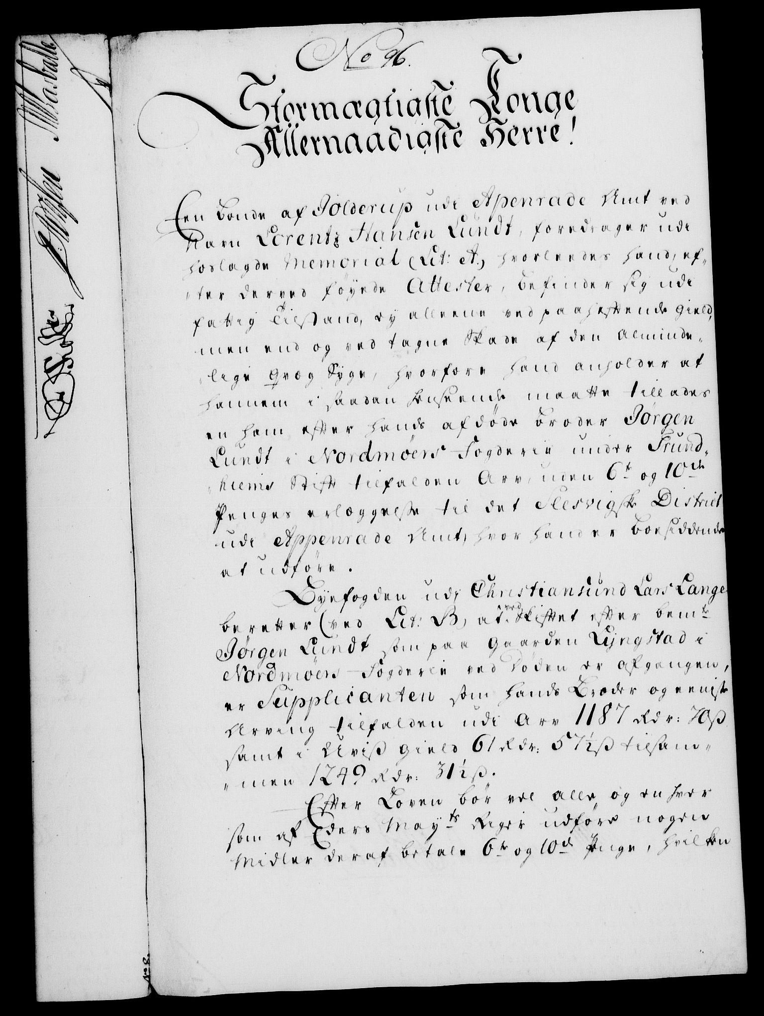 Rentekammeret, Kammerkanselliet, RA/EA-3111/G/Gf/Gfa/L0031: Norsk relasjons- og resolusjonsprotokoll (merket RK 52.31), 1749, p. 487