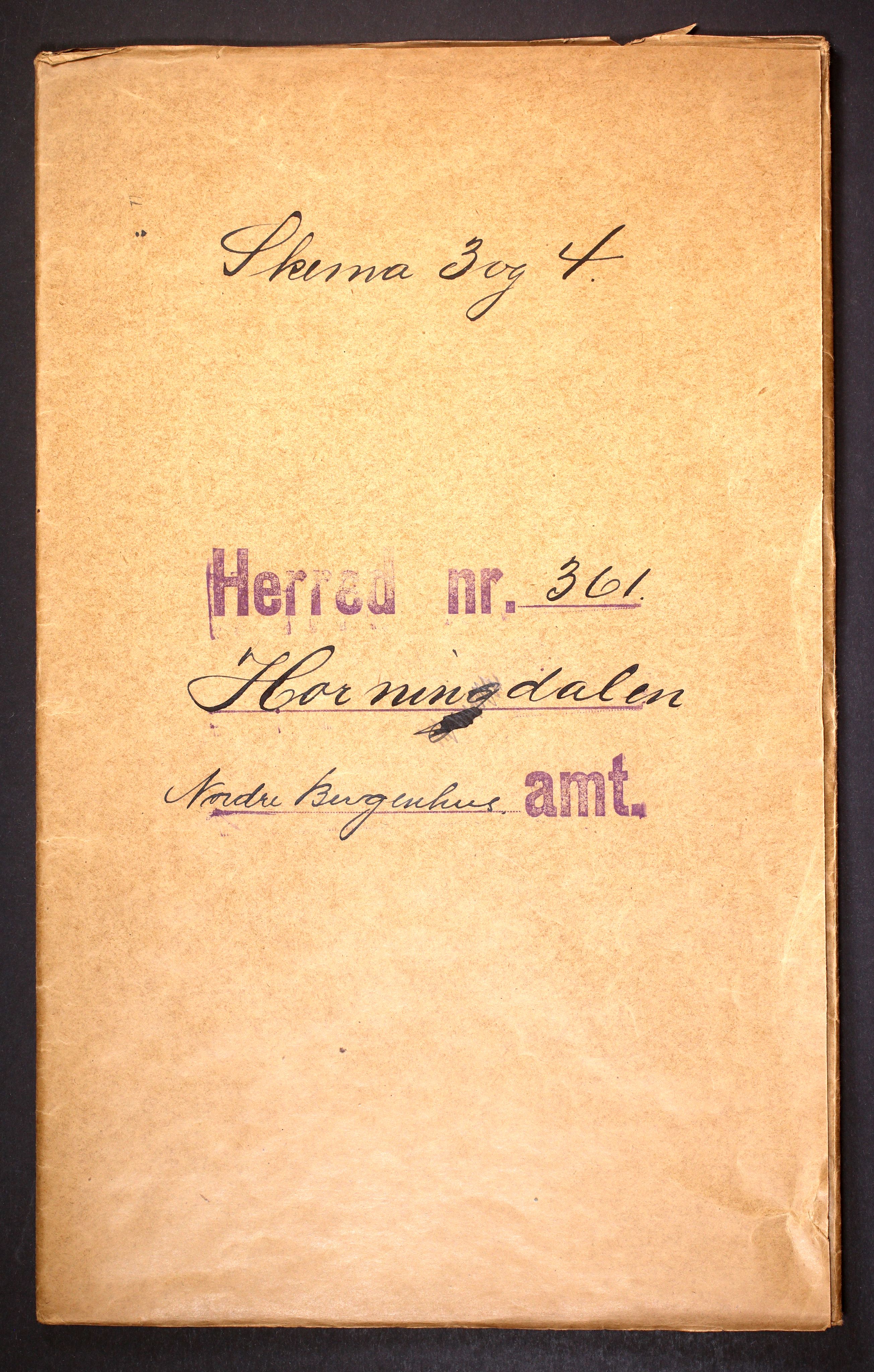 RA, 1910 census for Hornindal, 1910, p. 1