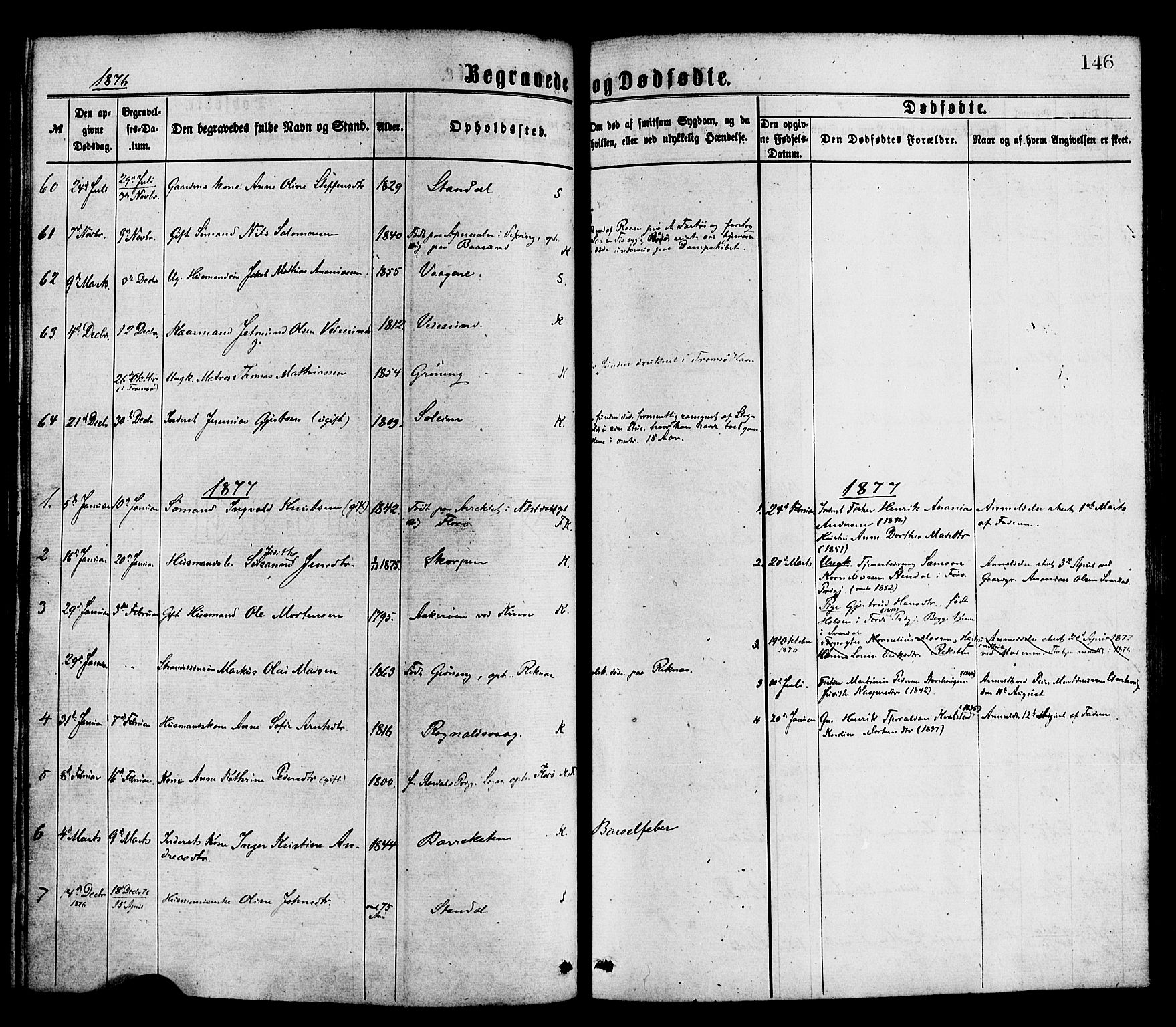 Kinn sokneprestembete, SAB/A-80801/H/Haa/Haaa/L0013: Parish register (official) no. A 13, 1870-1885, p. 146