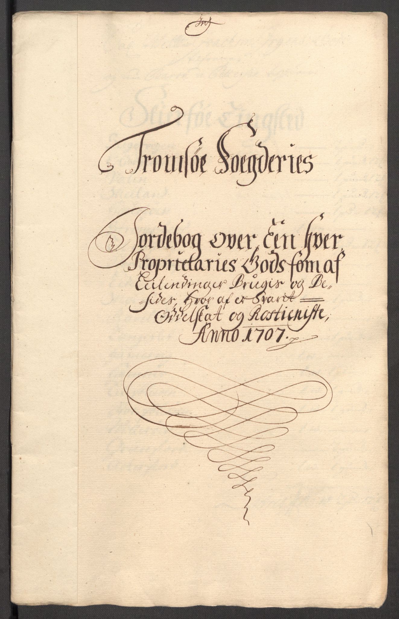 Rentekammeret inntil 1814, Reviderte regnskaper, Fogderegnskap, RA/EA-4092/R68/L4756: Fogderegnskap Senja og Troms, 1705-1707, p. 349