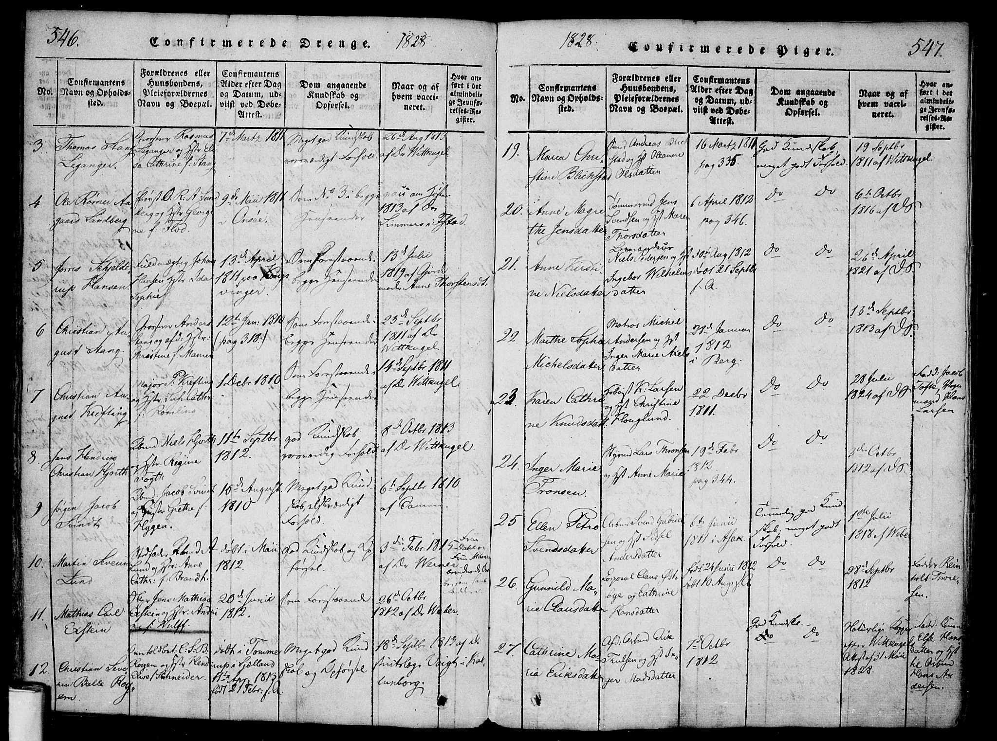 Halden prestekontor Kirkebøker, SAO/A-10909/F/Fa/L0003: Parish register (official) no. I 3, 1815-1834, p. 546-547