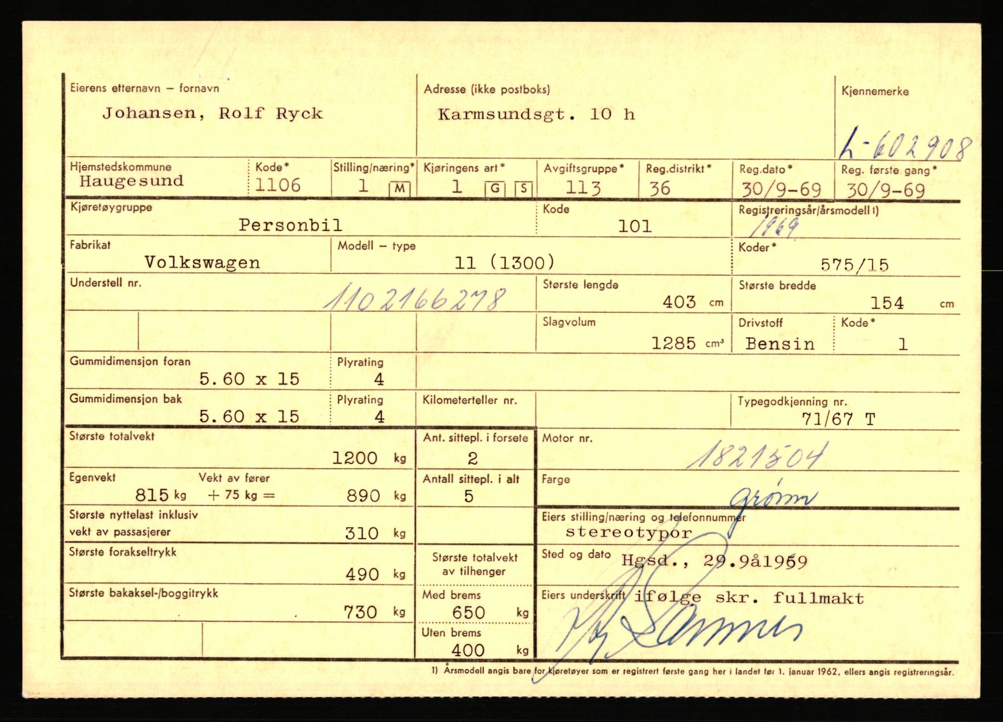 Stavanger trafikkstasjon, AV/SAST-A-101942/0/F/L0078: L-503000 - L-602908, 1930-1971, p. 2543