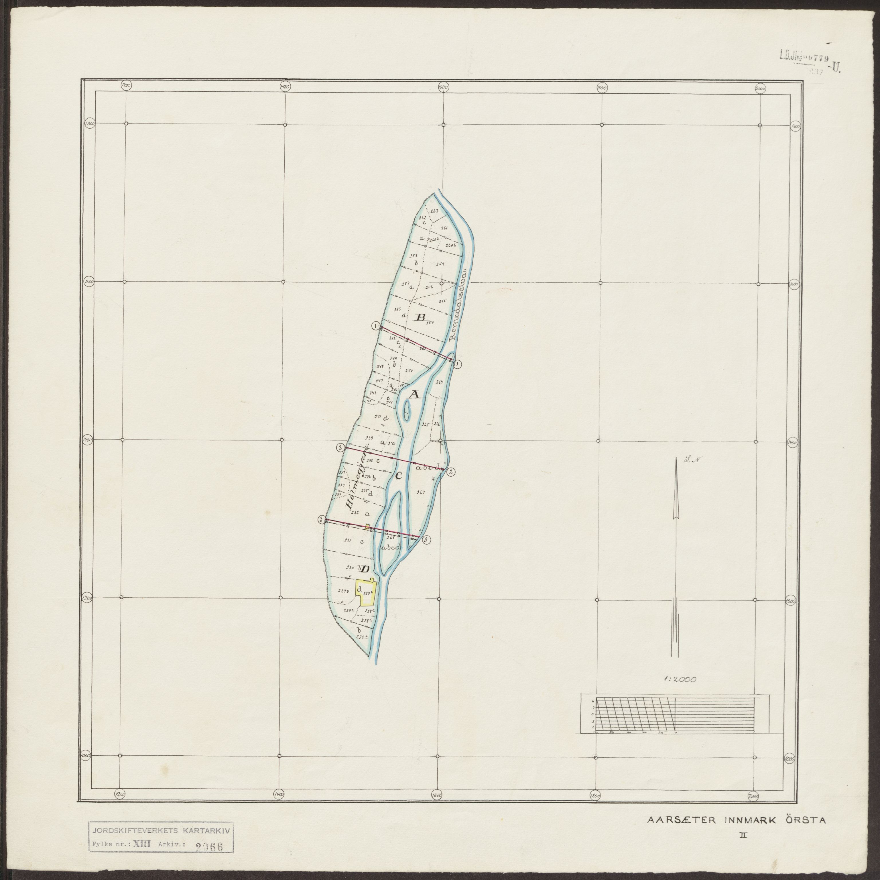 Jordskifteverkets kartarkiv, AV/RA-S-3929/T, 1859-1988, p. 2537